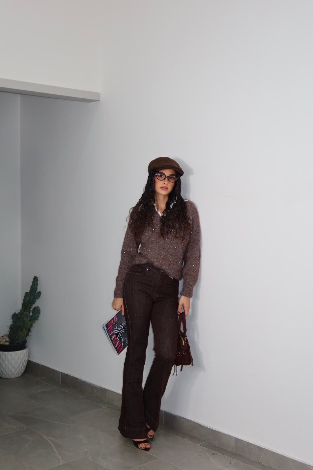 Jeans Push up zampa Choco 2.0