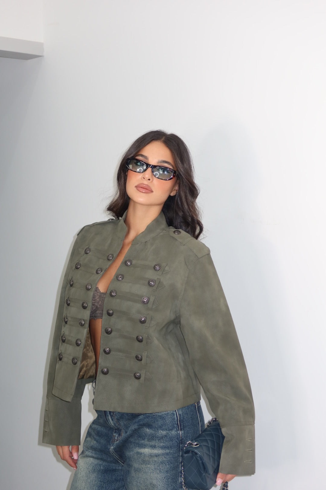 Jacket Type Napoleon Camoscio
