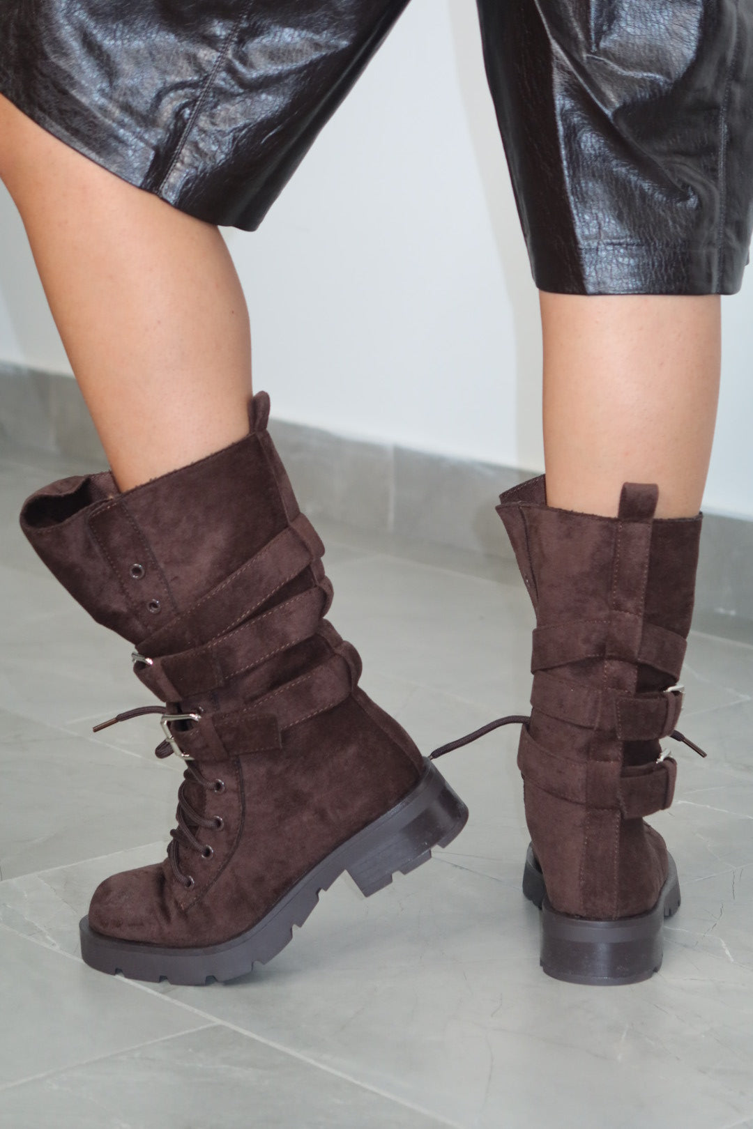 Anfibi Camoscio Brown