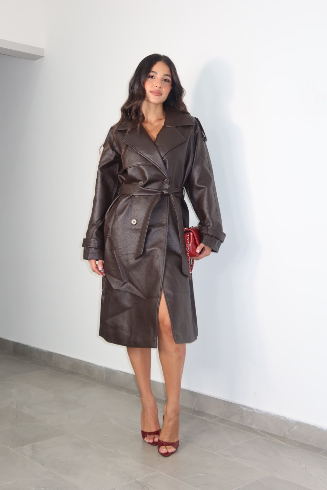 Trench Ecopelle lungo