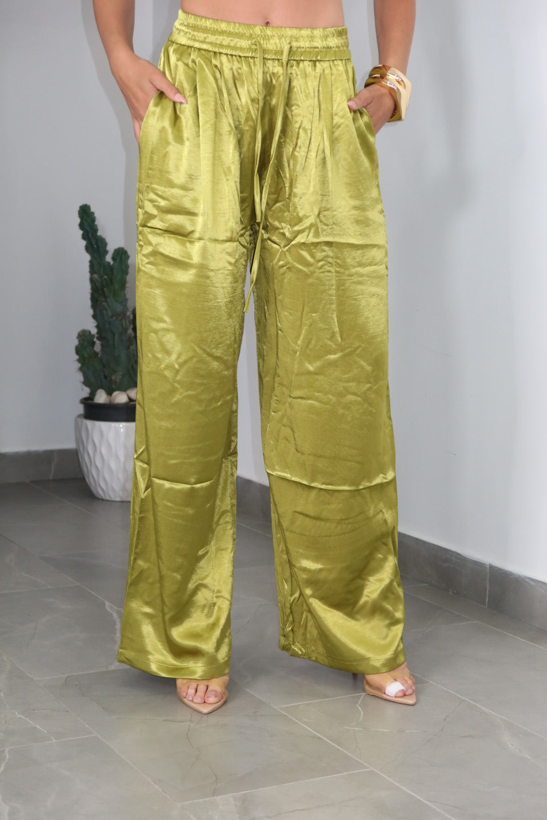 Pantalone Post Satin