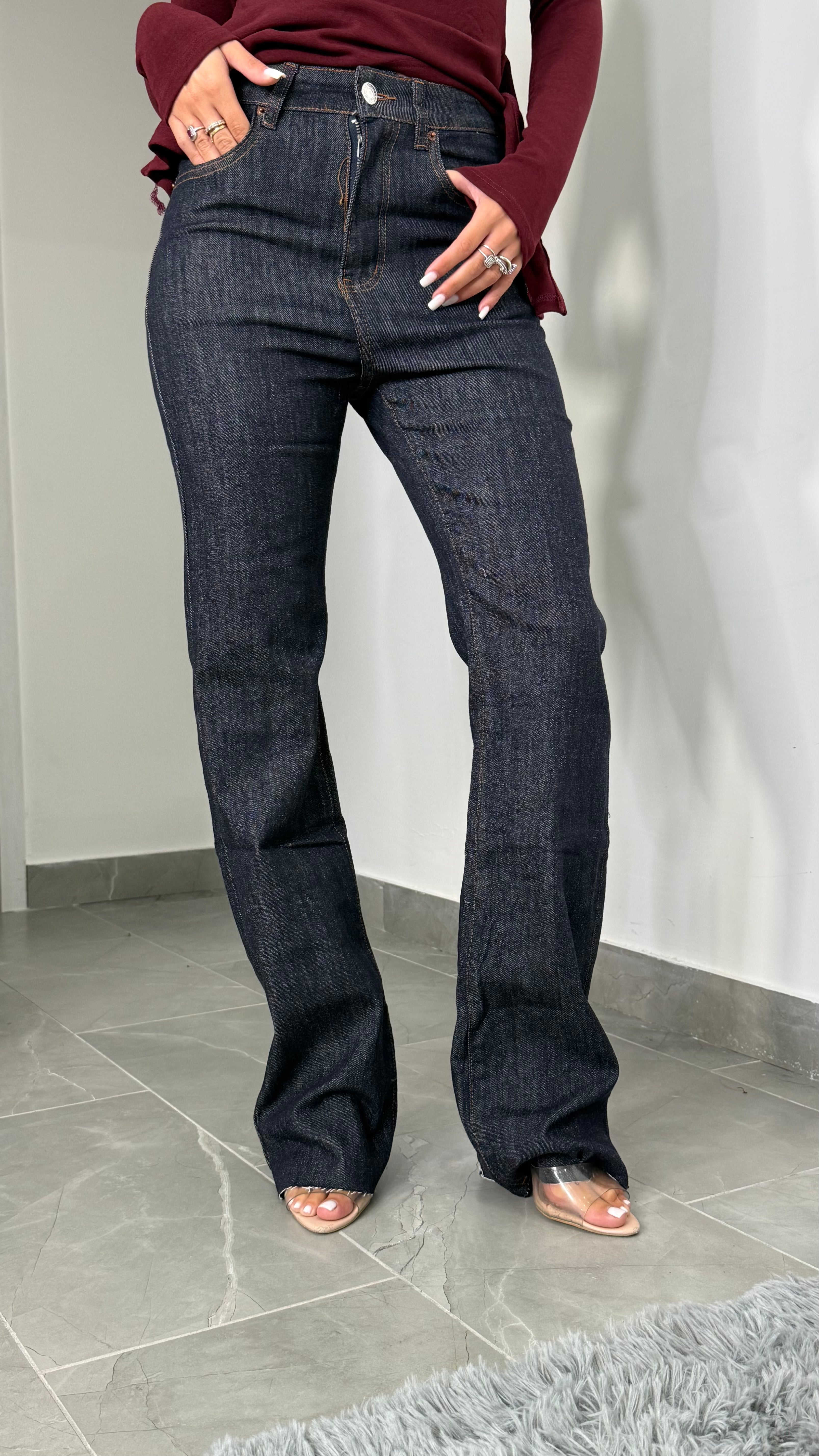 Jeans Cuciture Lavaggio 0