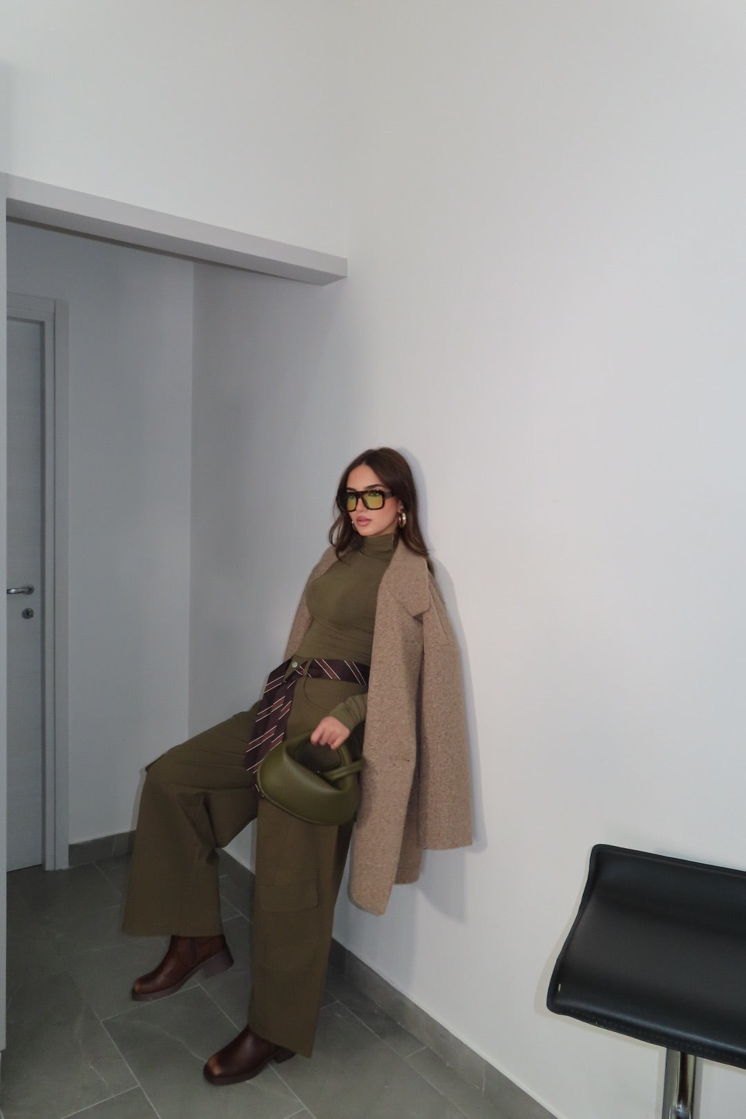 Pantalone Cravatta Verde