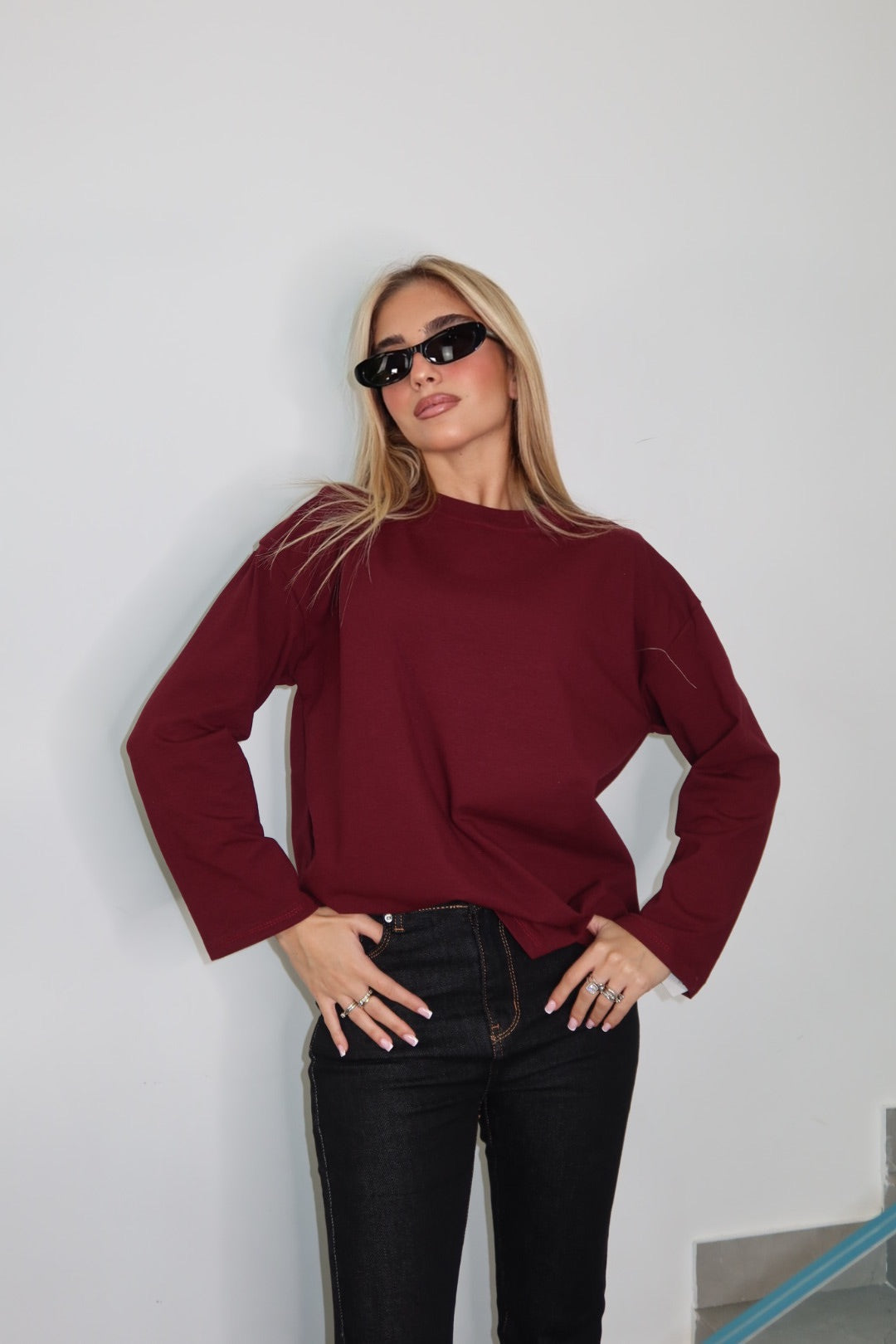 Maglia Spalline Fango Marrone bordeaux Nera Bianca