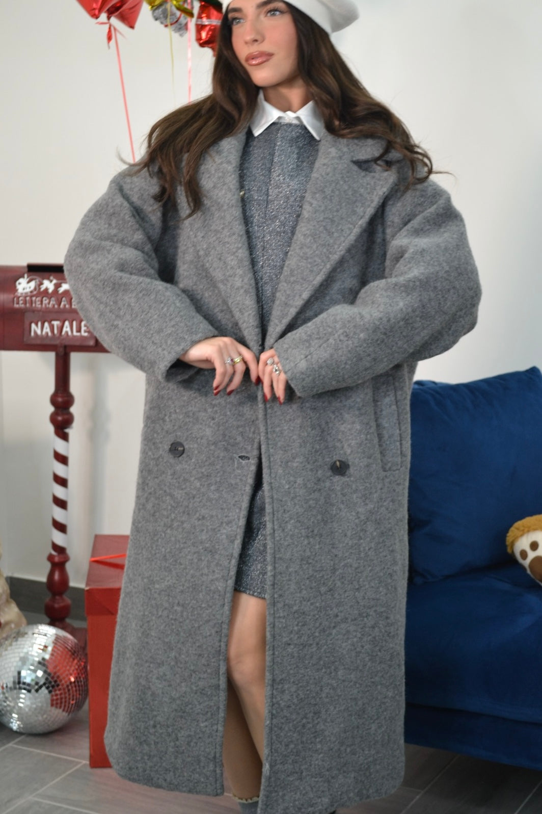 Cappotto Holidays Grey