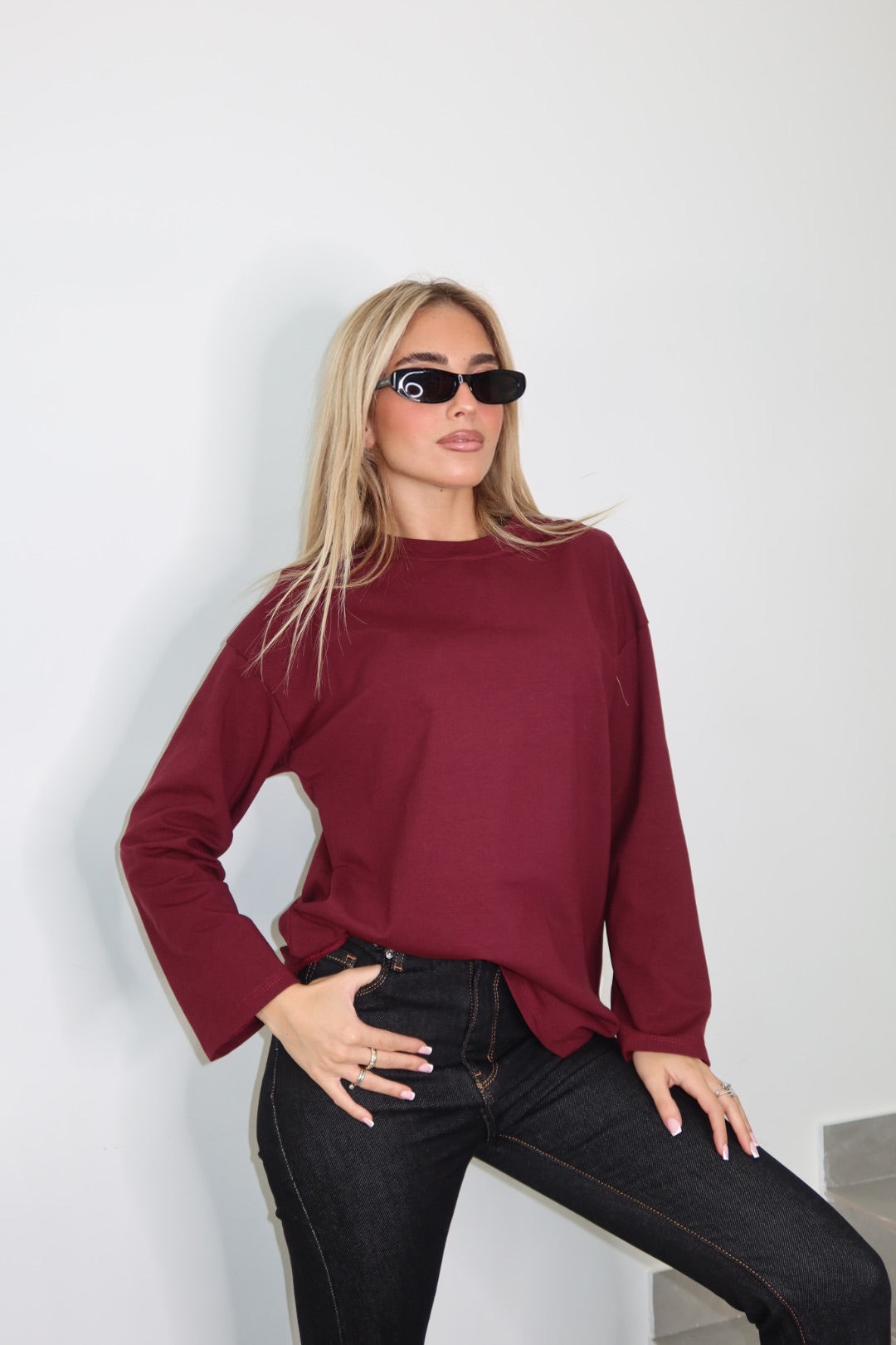 Maglia Spalline Fango Marrone bordeaux Nera Bianca