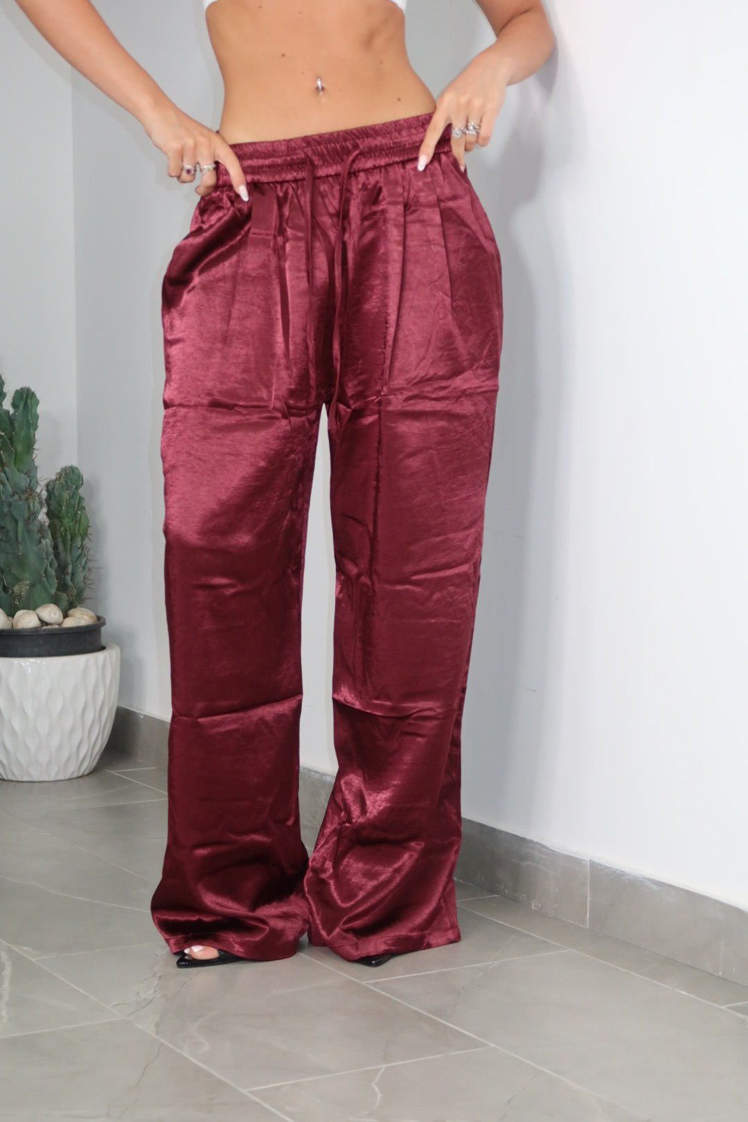 Pantalone Post Satin