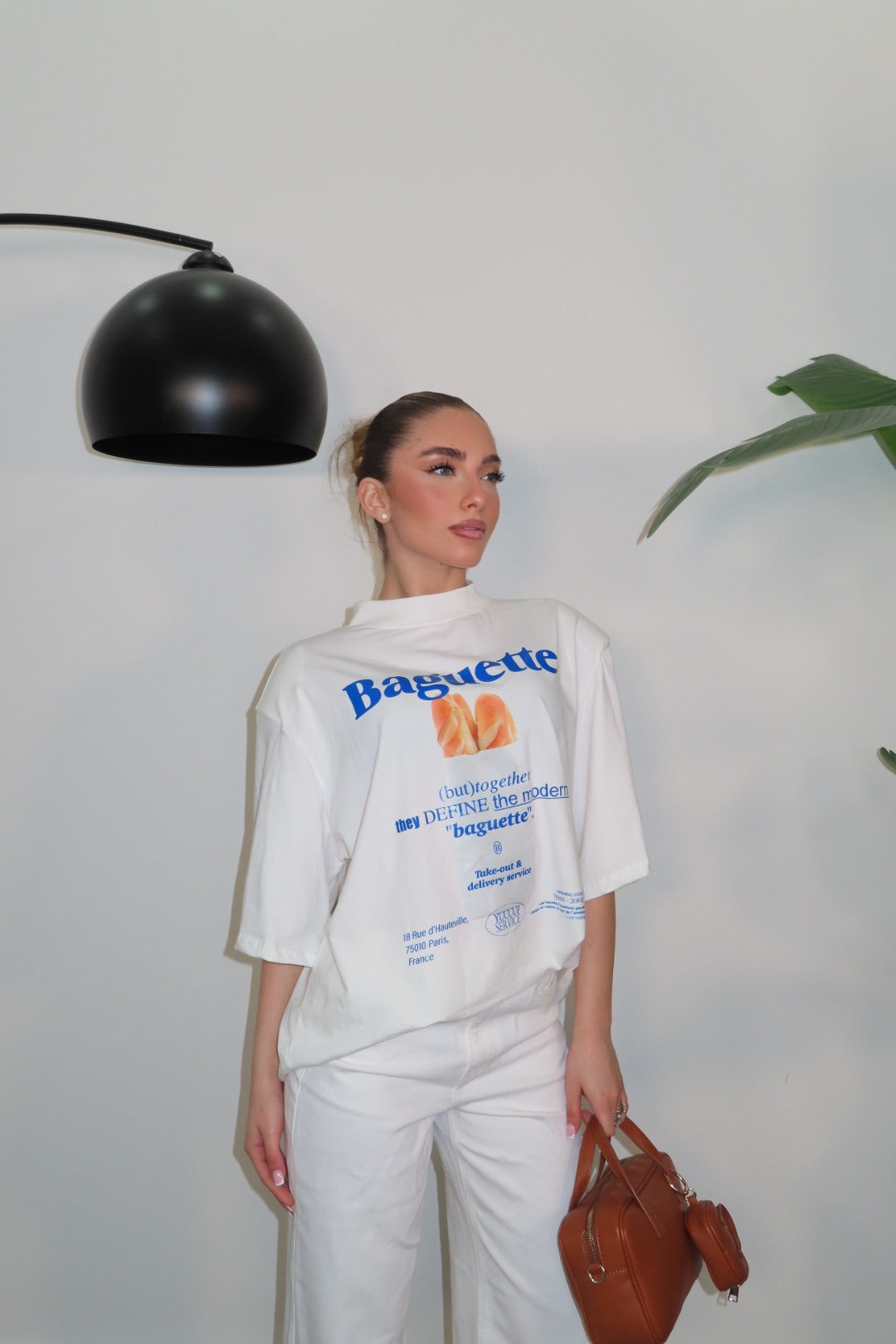 T-shirt Baguette White