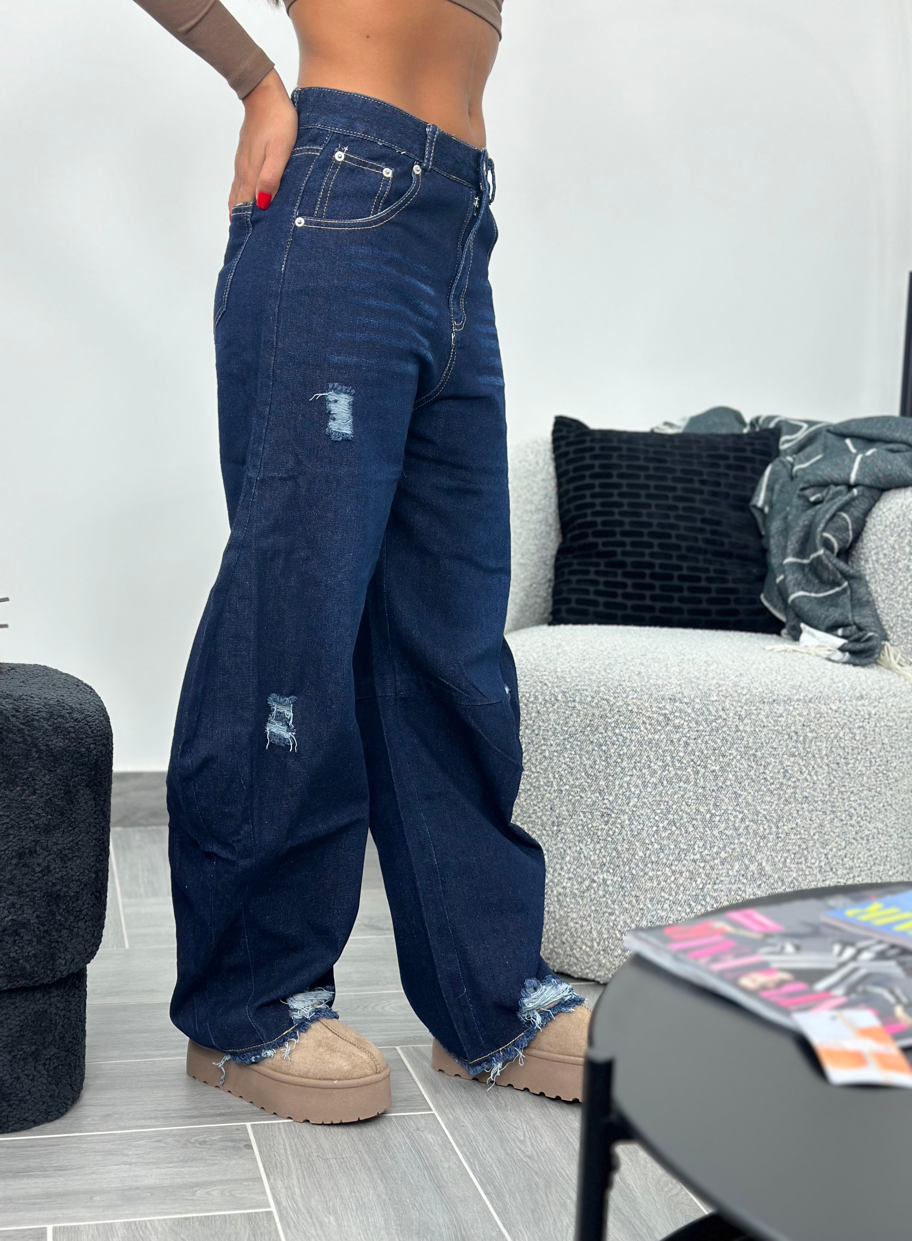 Jeans Balloon Patagonia Denim Scuro