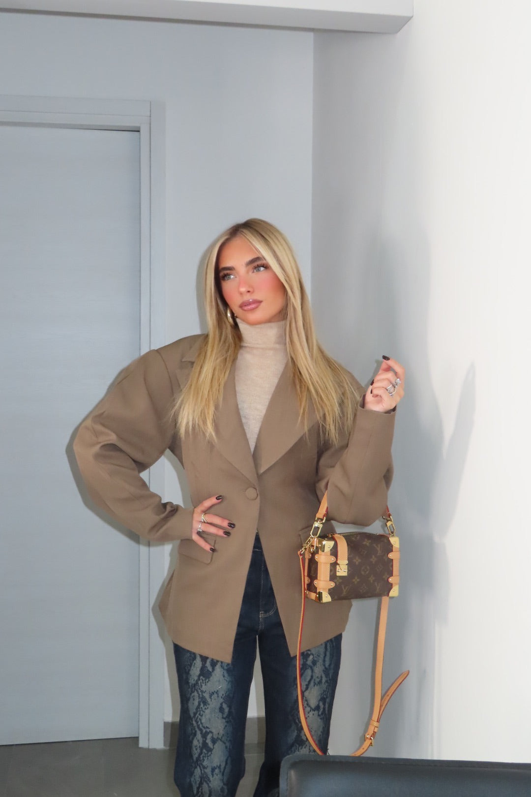 Blazer Ophelia Nero e Fango