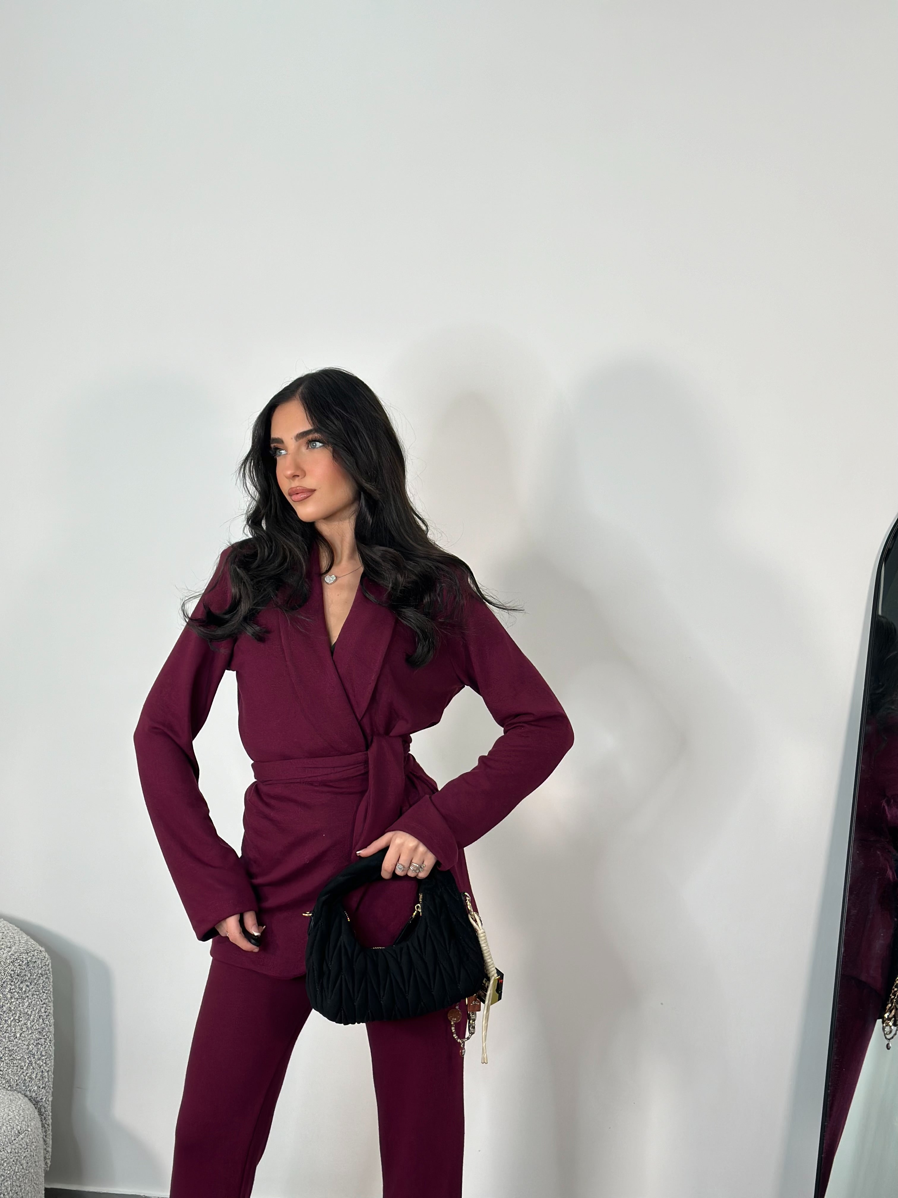 Tailleur Comfy Bordeaux