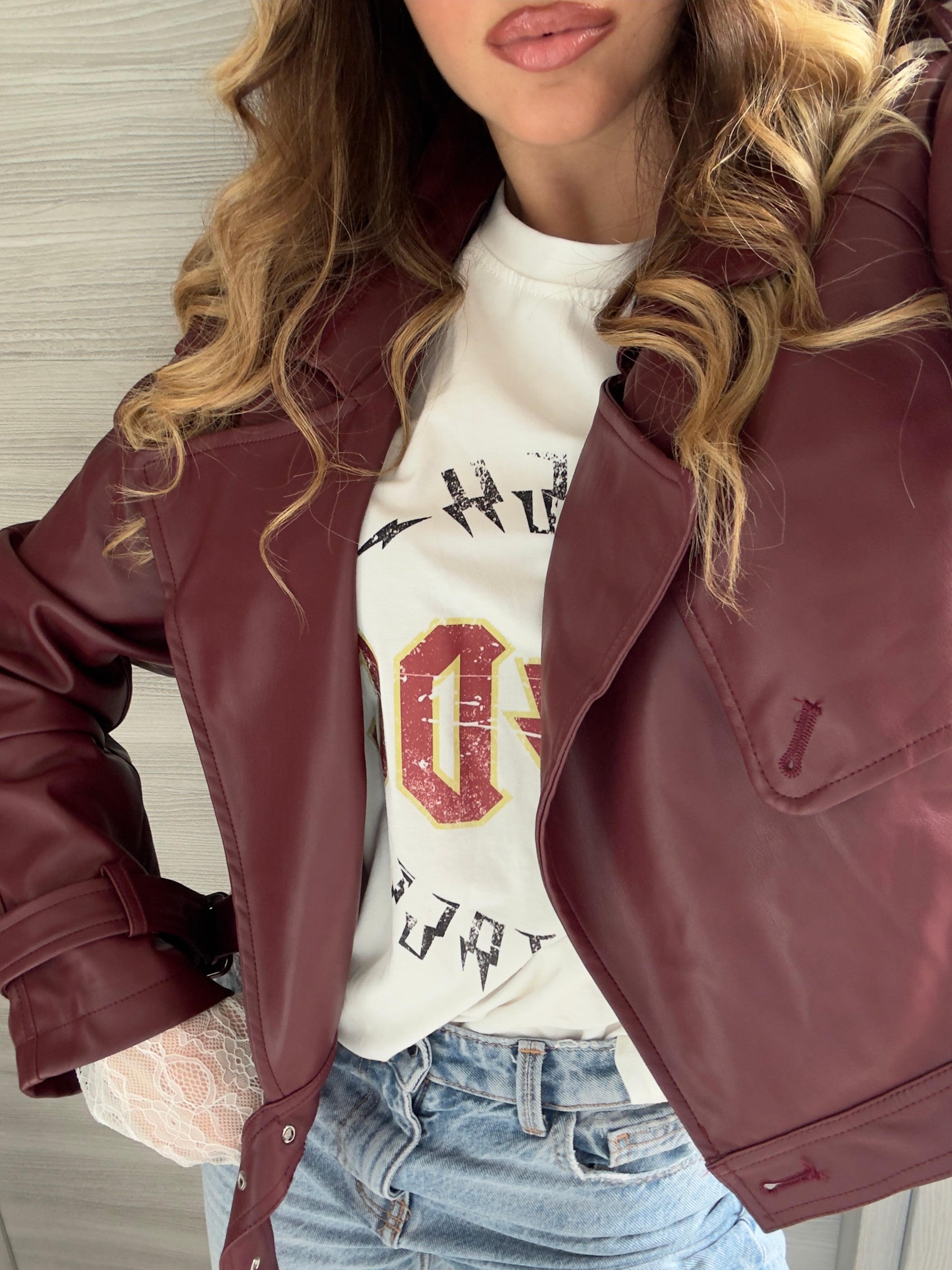 Mini Trench Burgundy