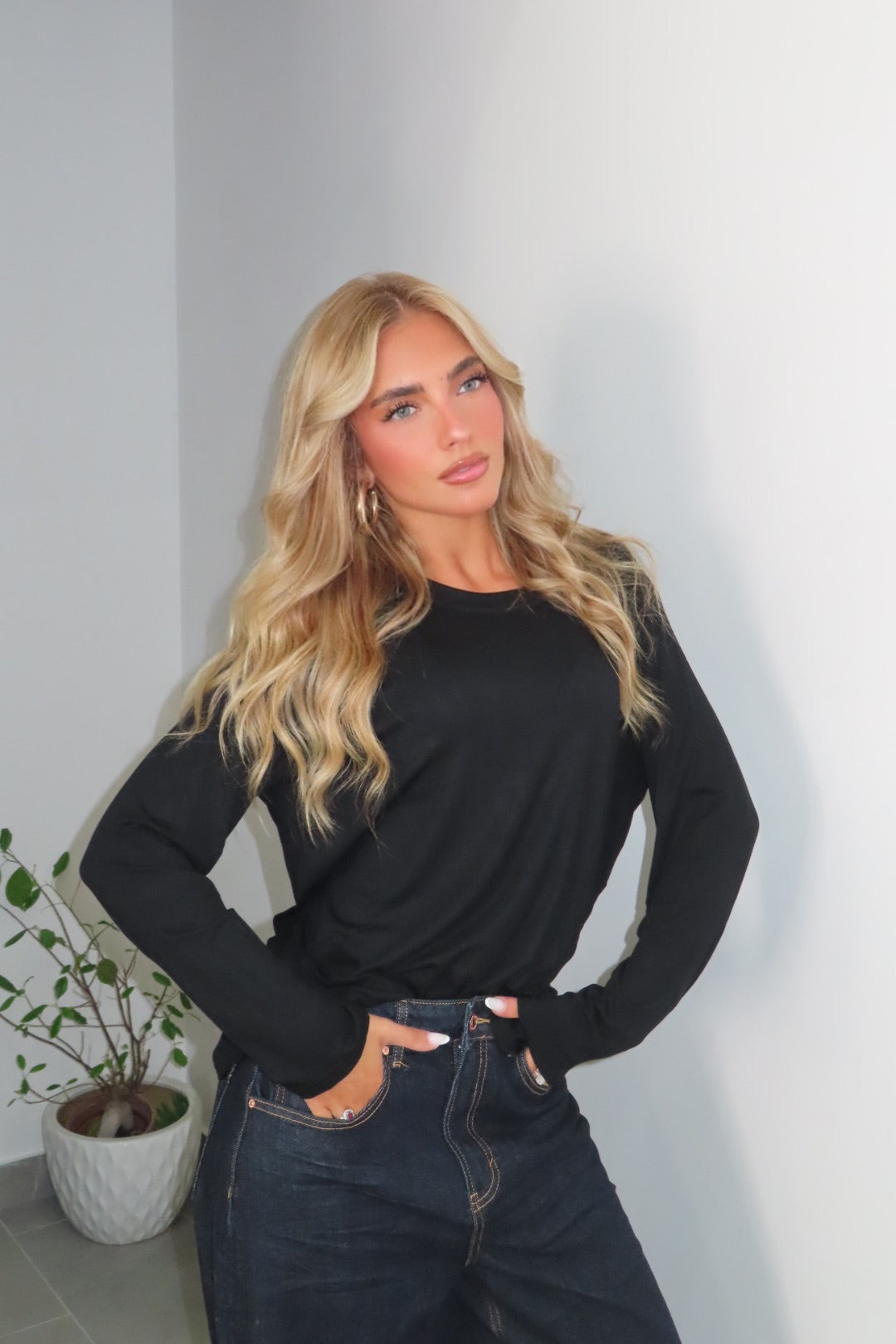 Maglia Over Basica Bianca Bordeaux Marrone Nera Beige