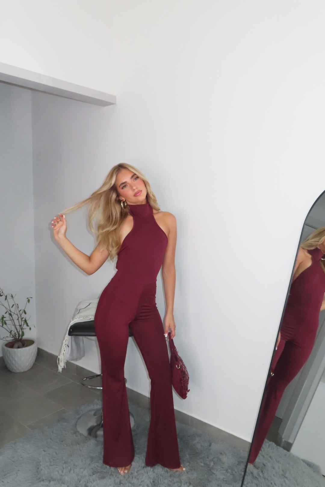 Jumpsuit Ivana Bordeaux