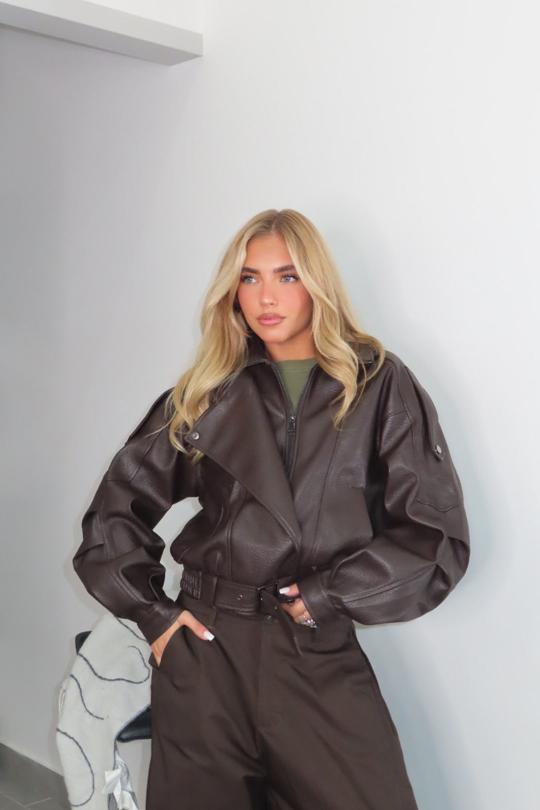 Bomber Londra Marrone e Nero