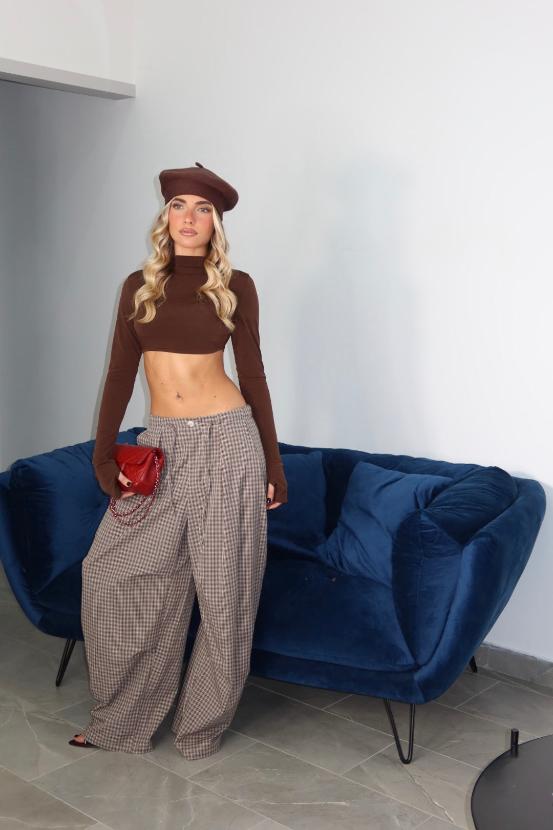 Pantalone quadretti