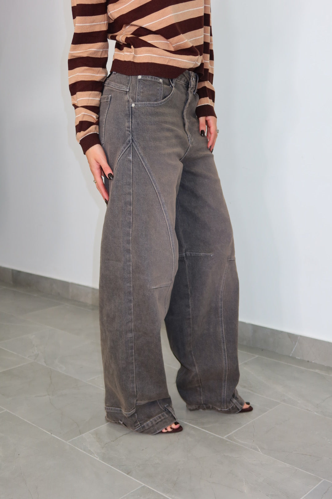 Jeans Sculpted Grey