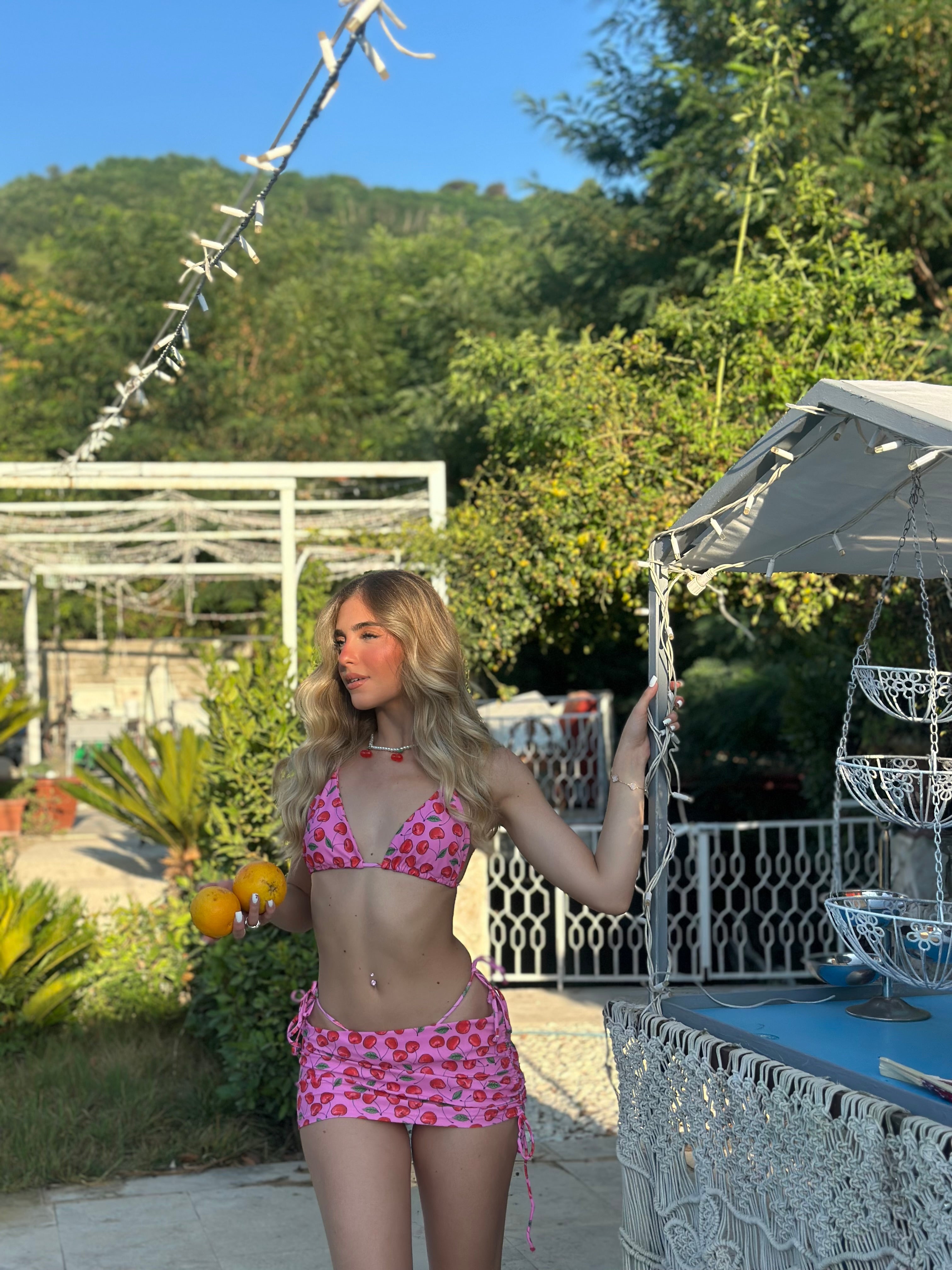 Set Bikini con pareo Ciliegina