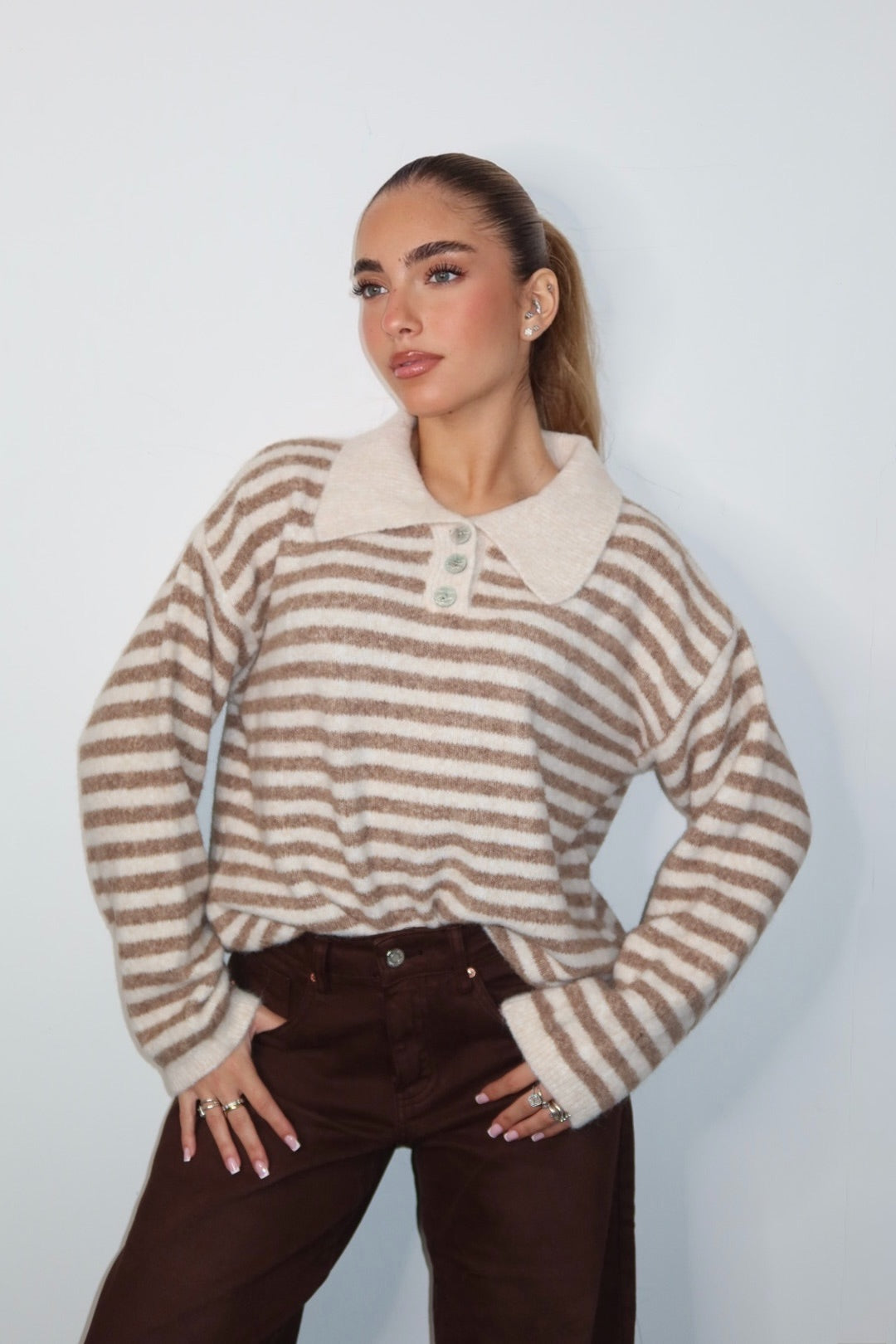 Pull Lily Grigio Nero Beige Tortora Azzurro Rosa Giallo