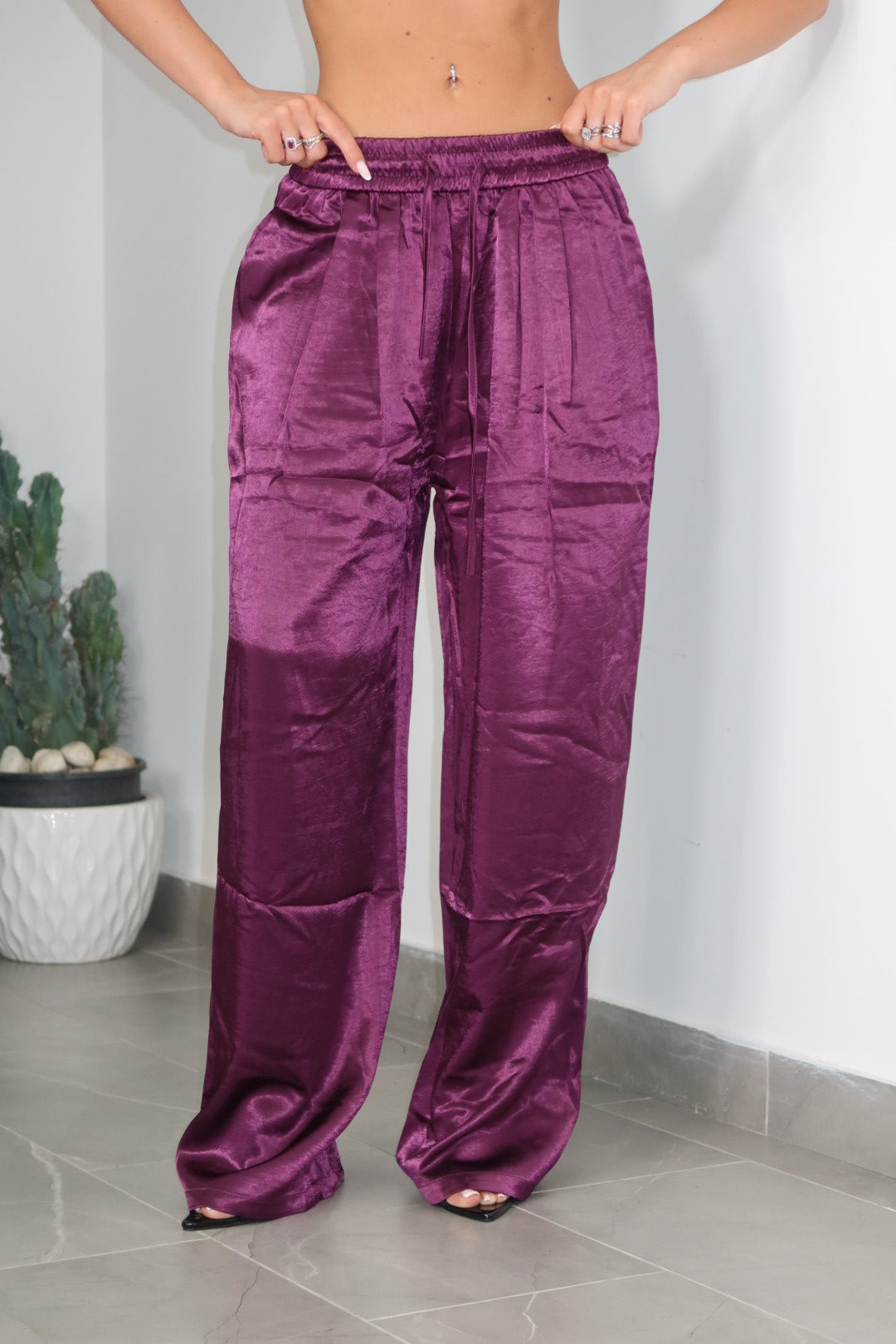Pantalone Post Satin