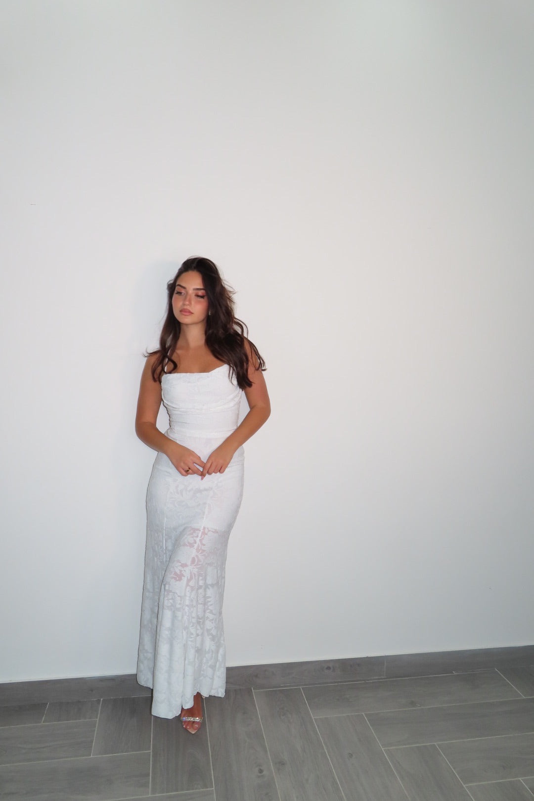 Maxi Dress Rosier Bianco