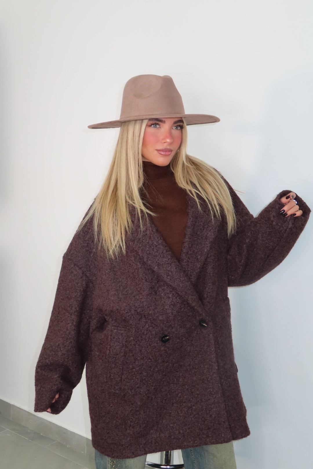Cappotto Teddy Choco e Beige