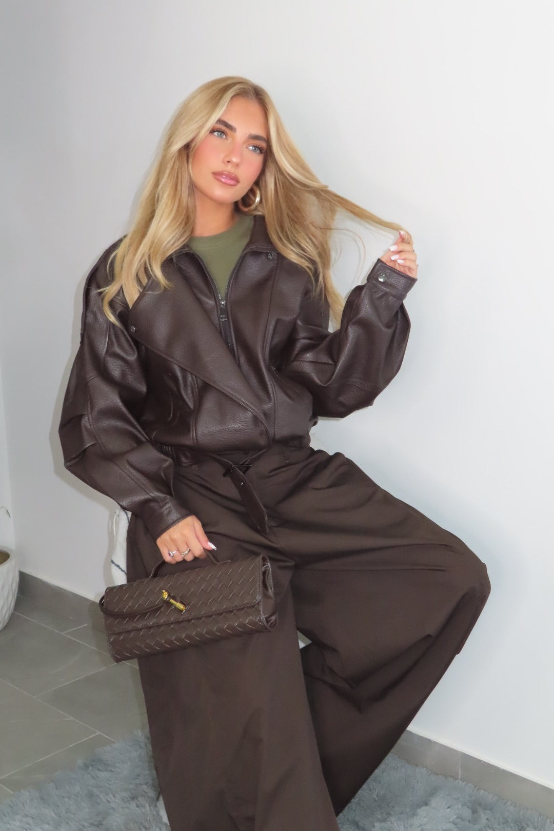 Bomber Londra Marrone e Nero