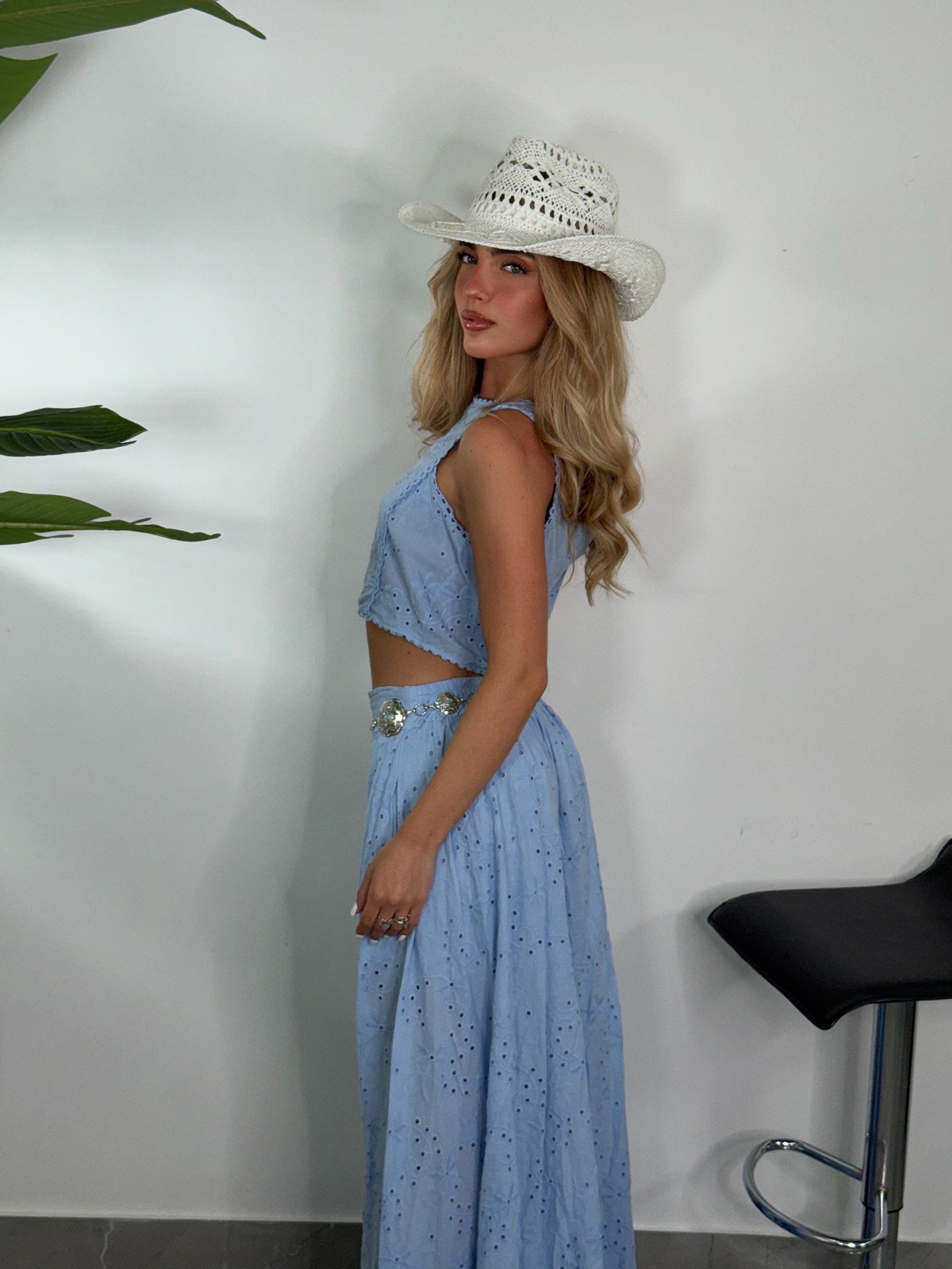 Coordinato Top e pantalone Sangallo