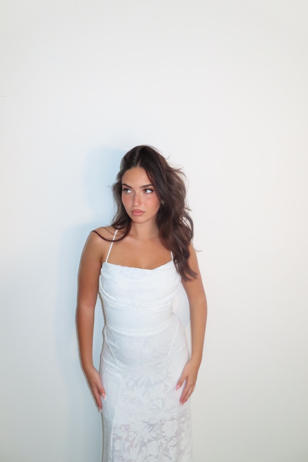 Maxi Dress Rosier Bianco