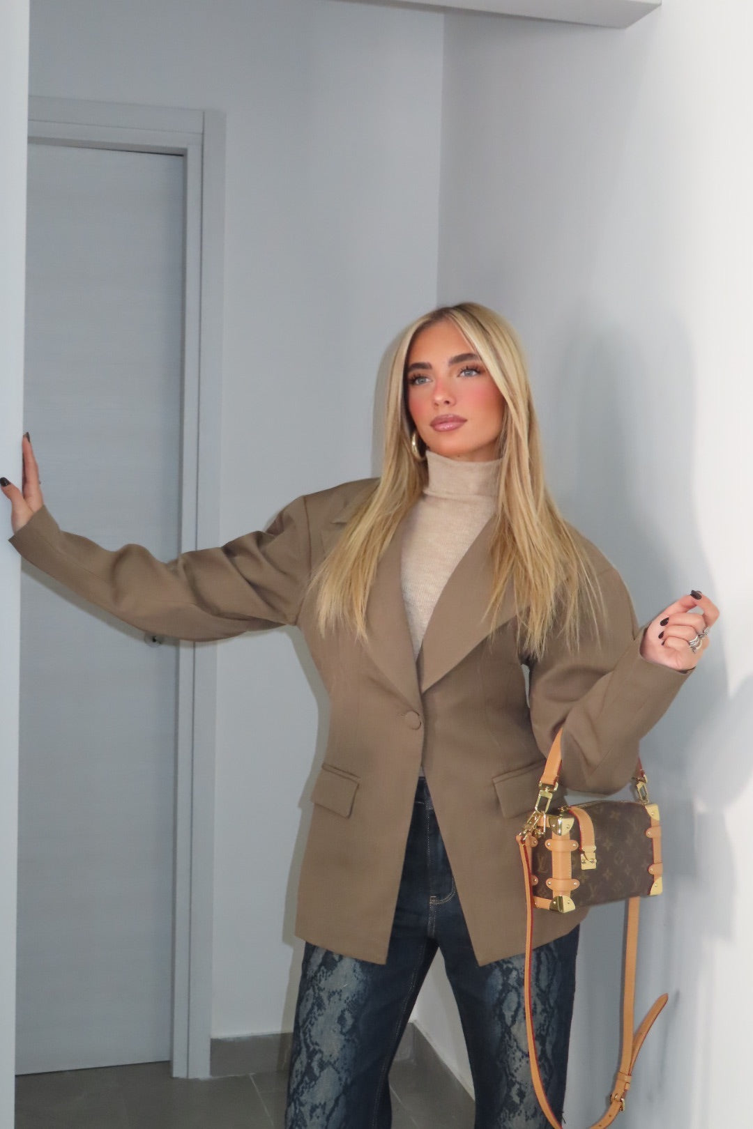 Blazer Ophelia Nero e Fango