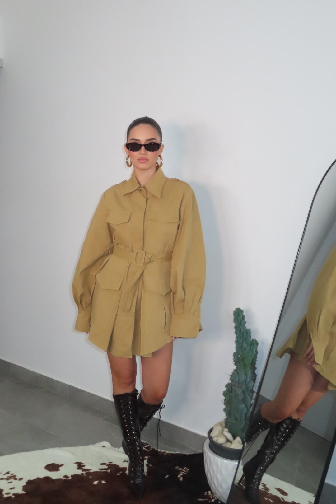 Mini Dress Trench