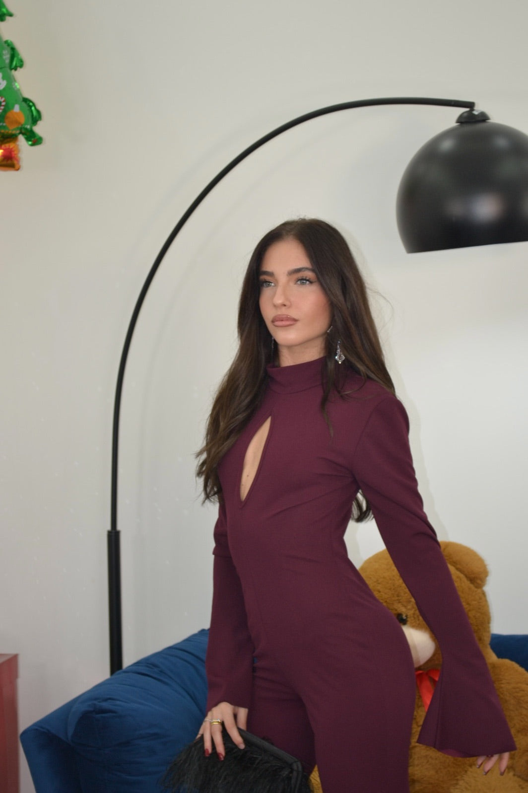 Jumpsuit Secret Bordeaux e Nera