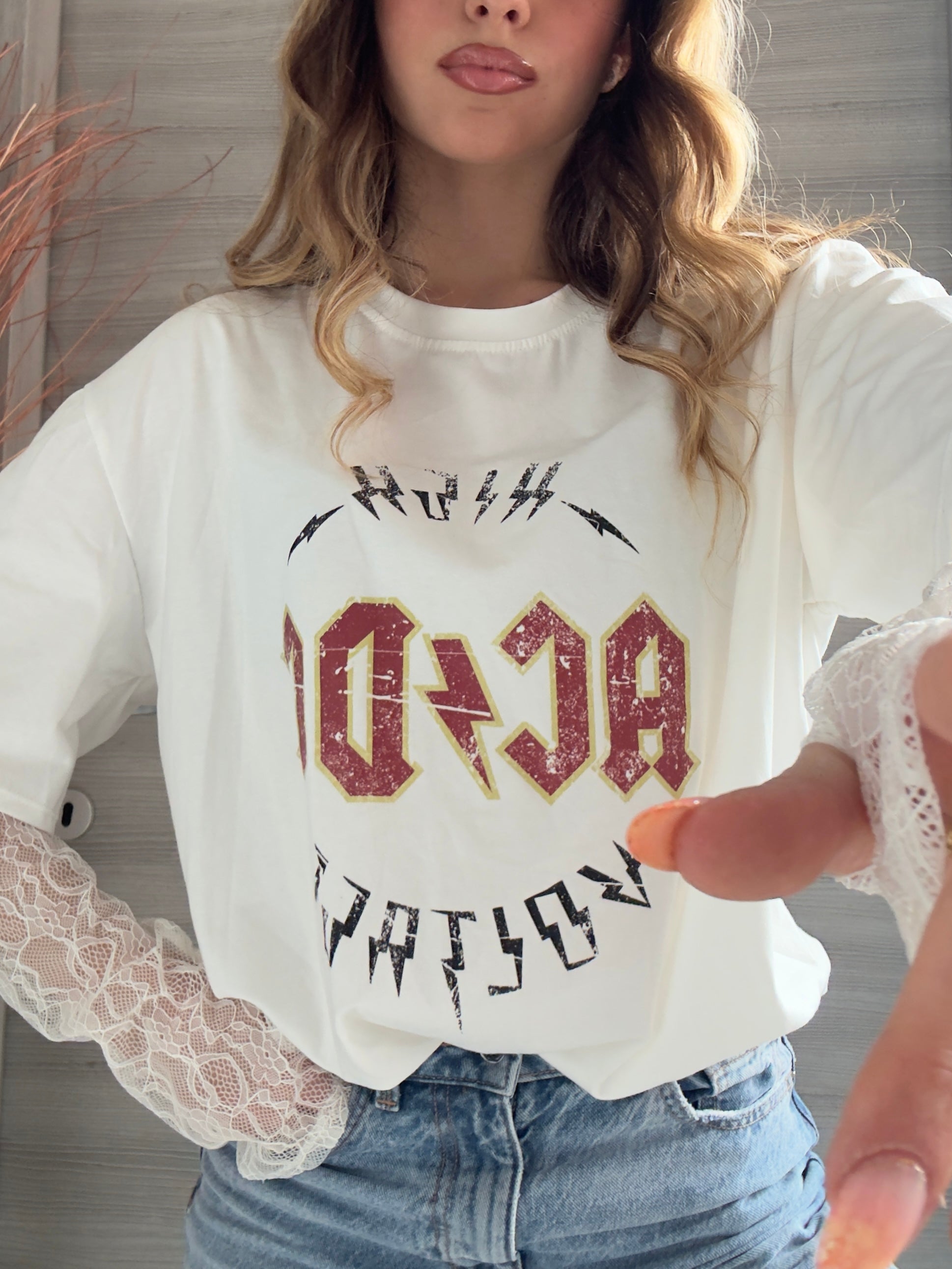 Maglia ACDC White