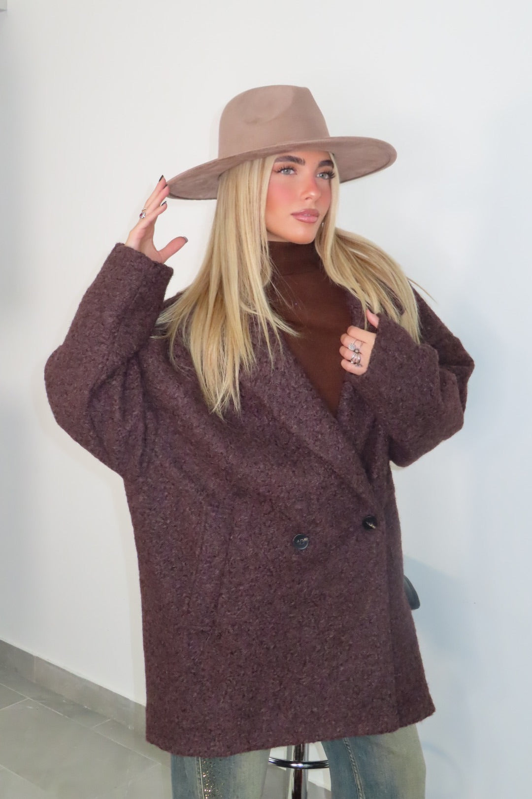 Cappotto Teddy Choco e Beige