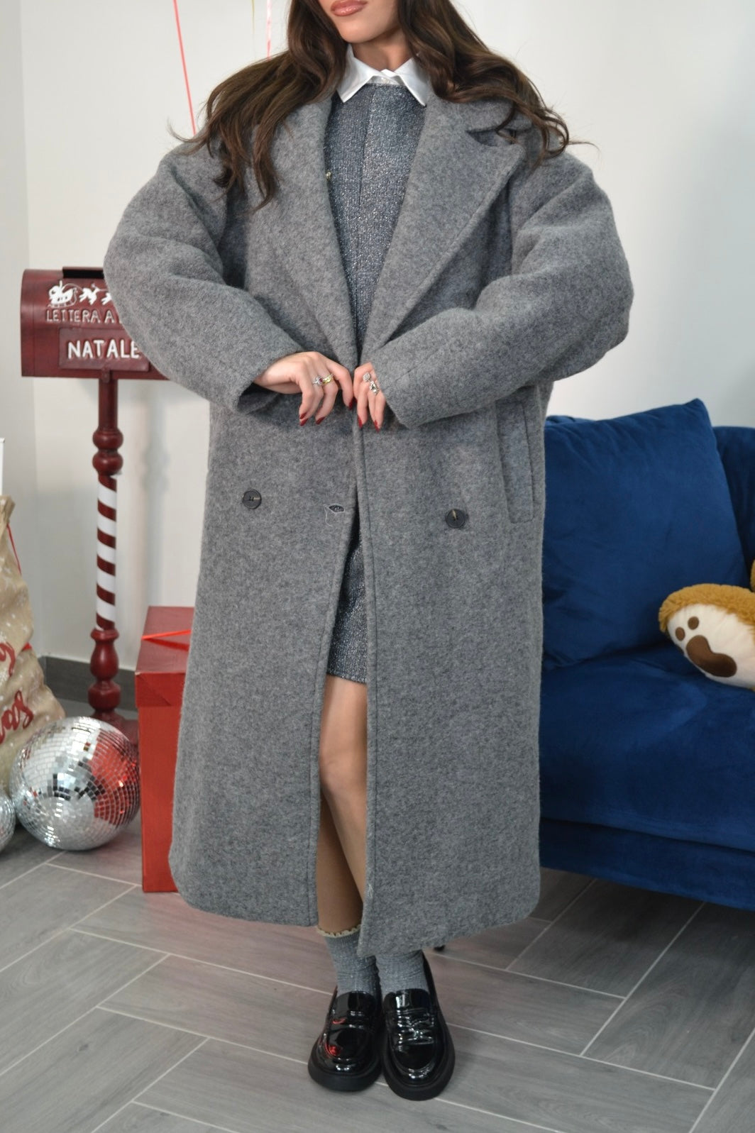 Cappotto Holidays Grey