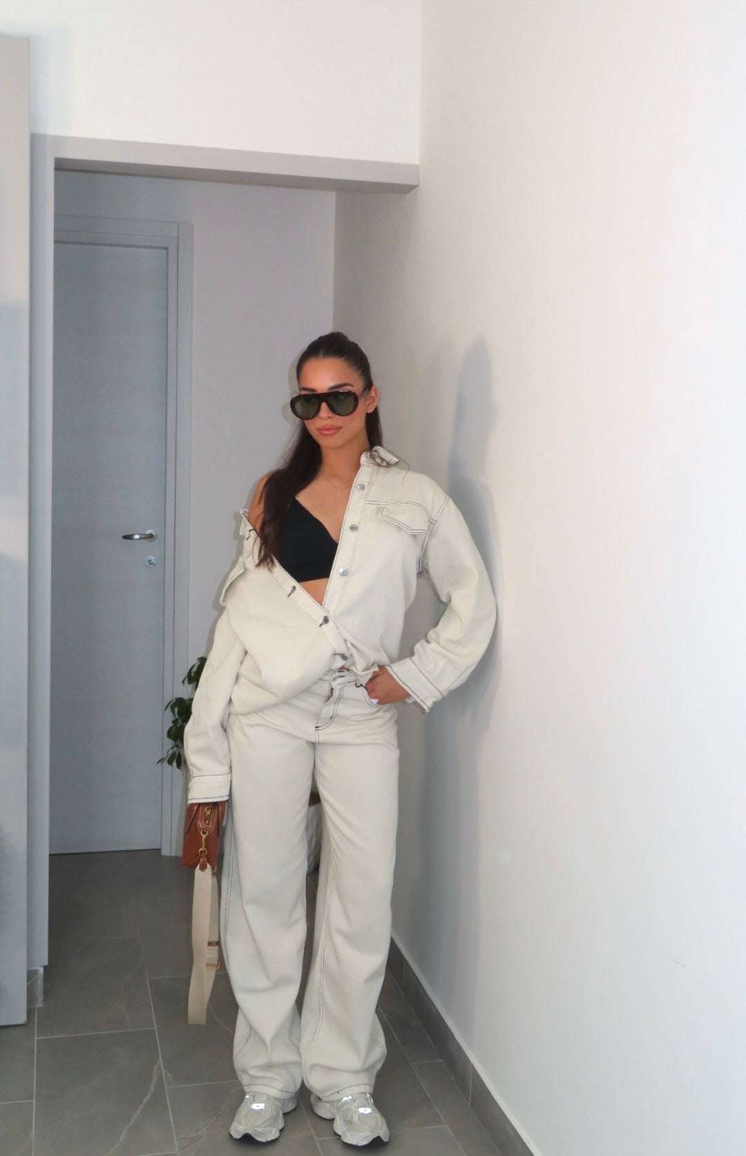Coordinato Denim White