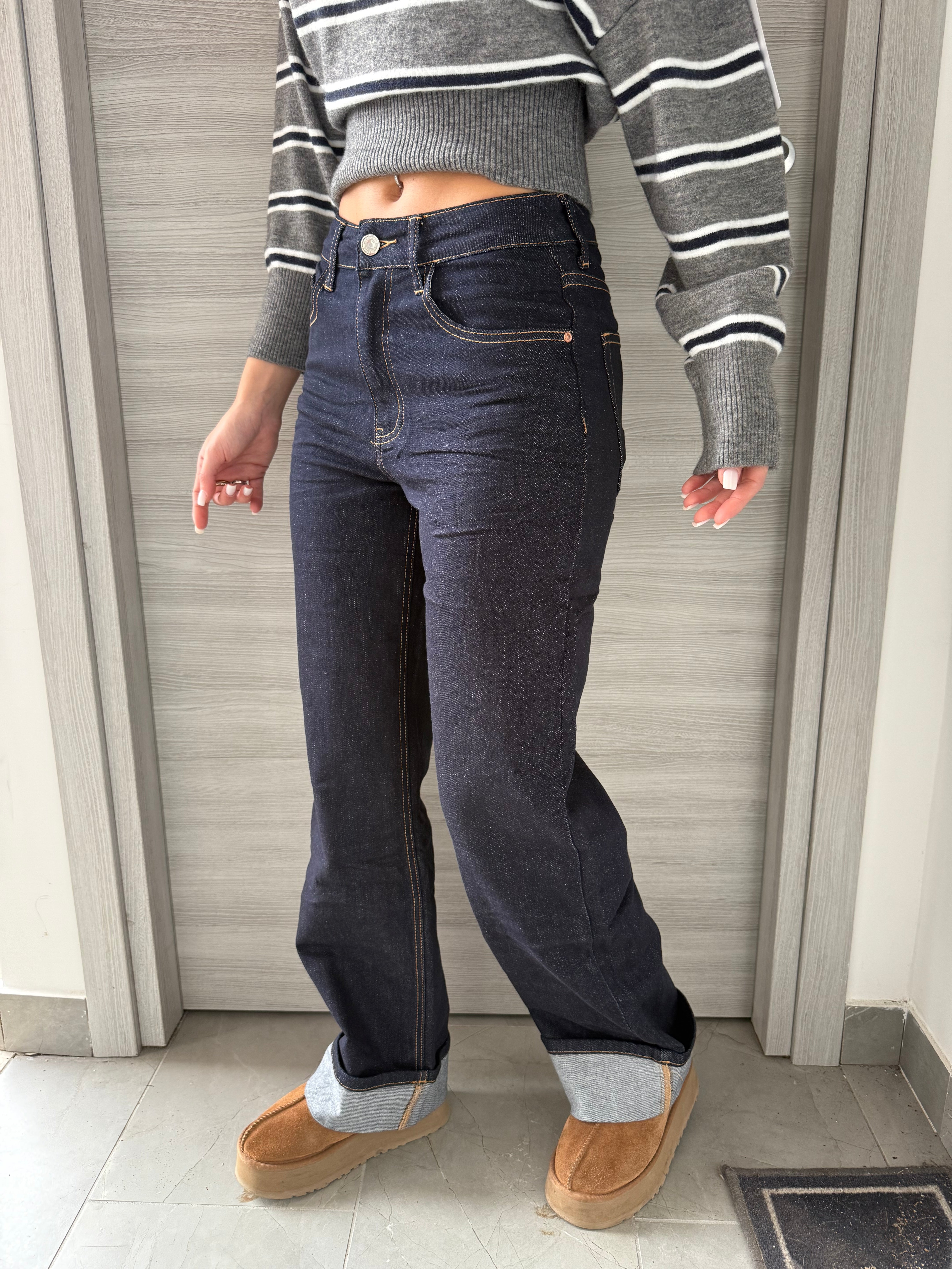 Jeans Piega Lurex