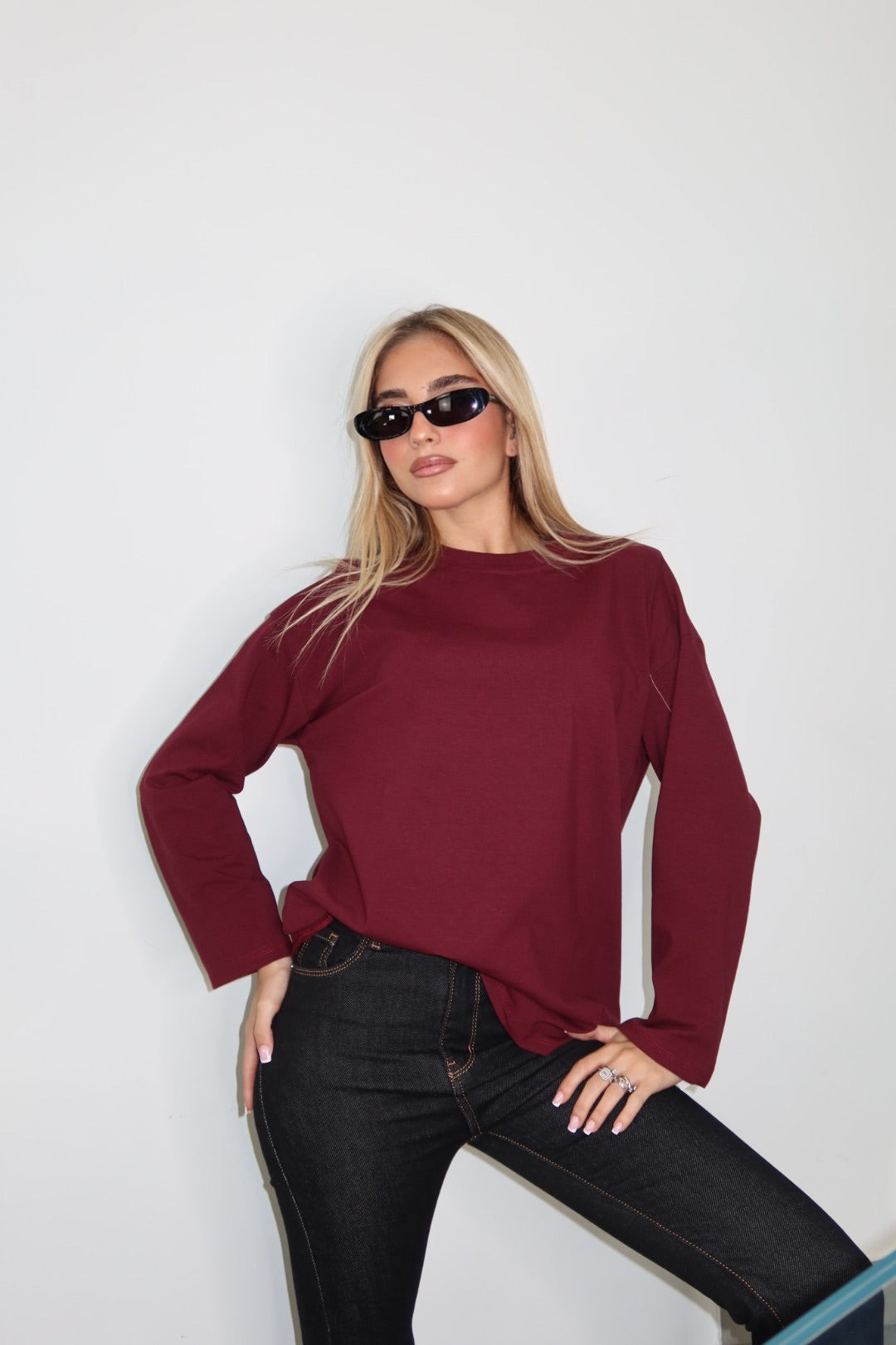 Maglia Spalline Fango Marrone bordeaux Nera Bianca