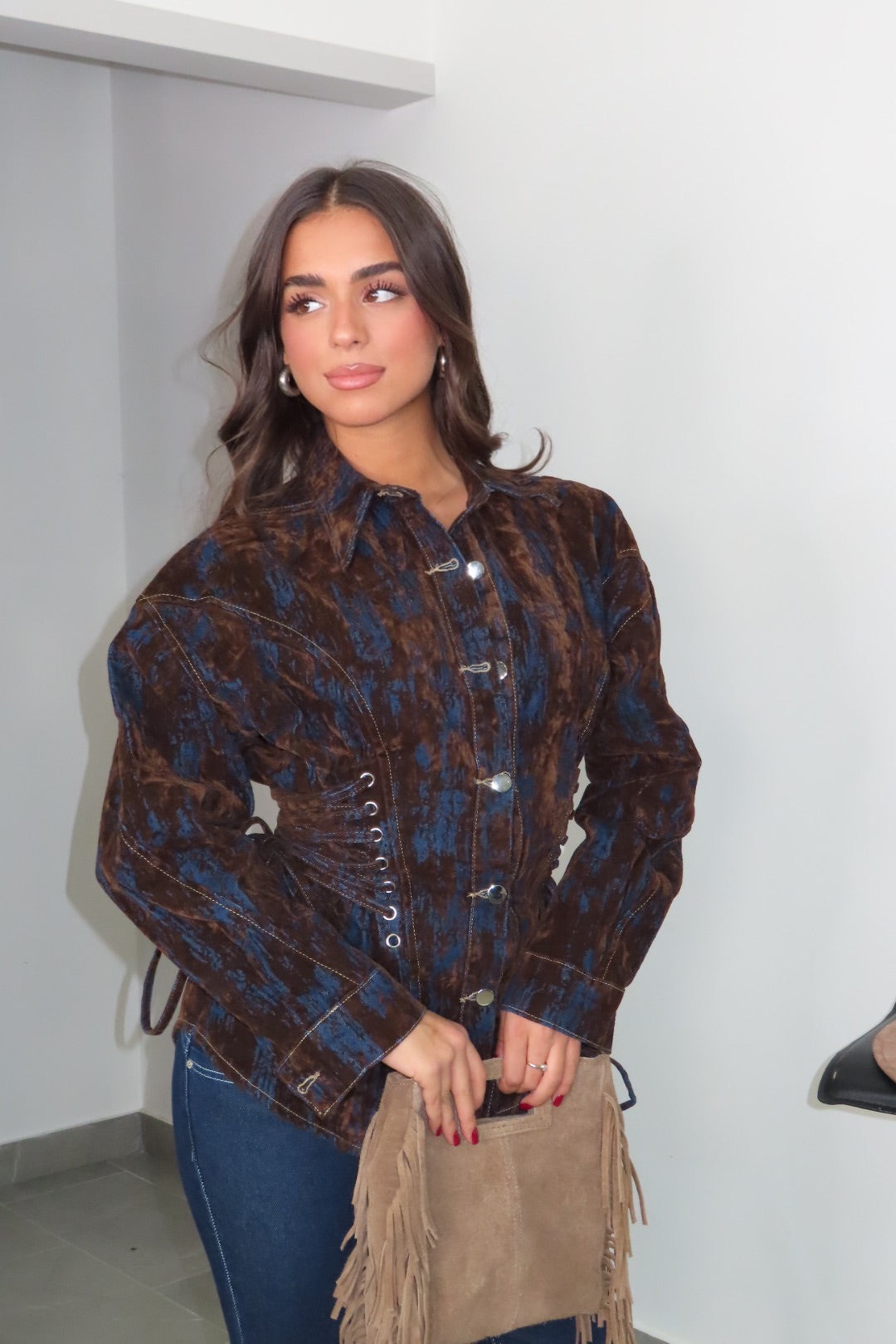 Giacca Veronique Brown