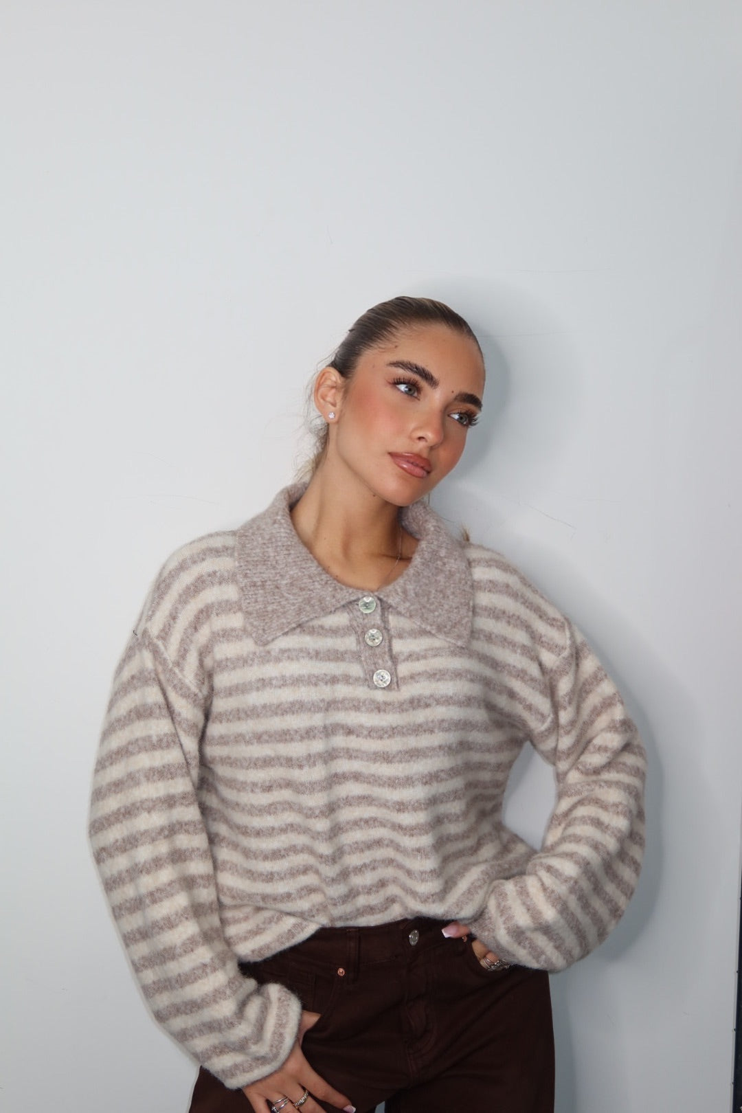 Pull Lily Grigio Nero Beige Tortora Azzurro Rosa Giallo
