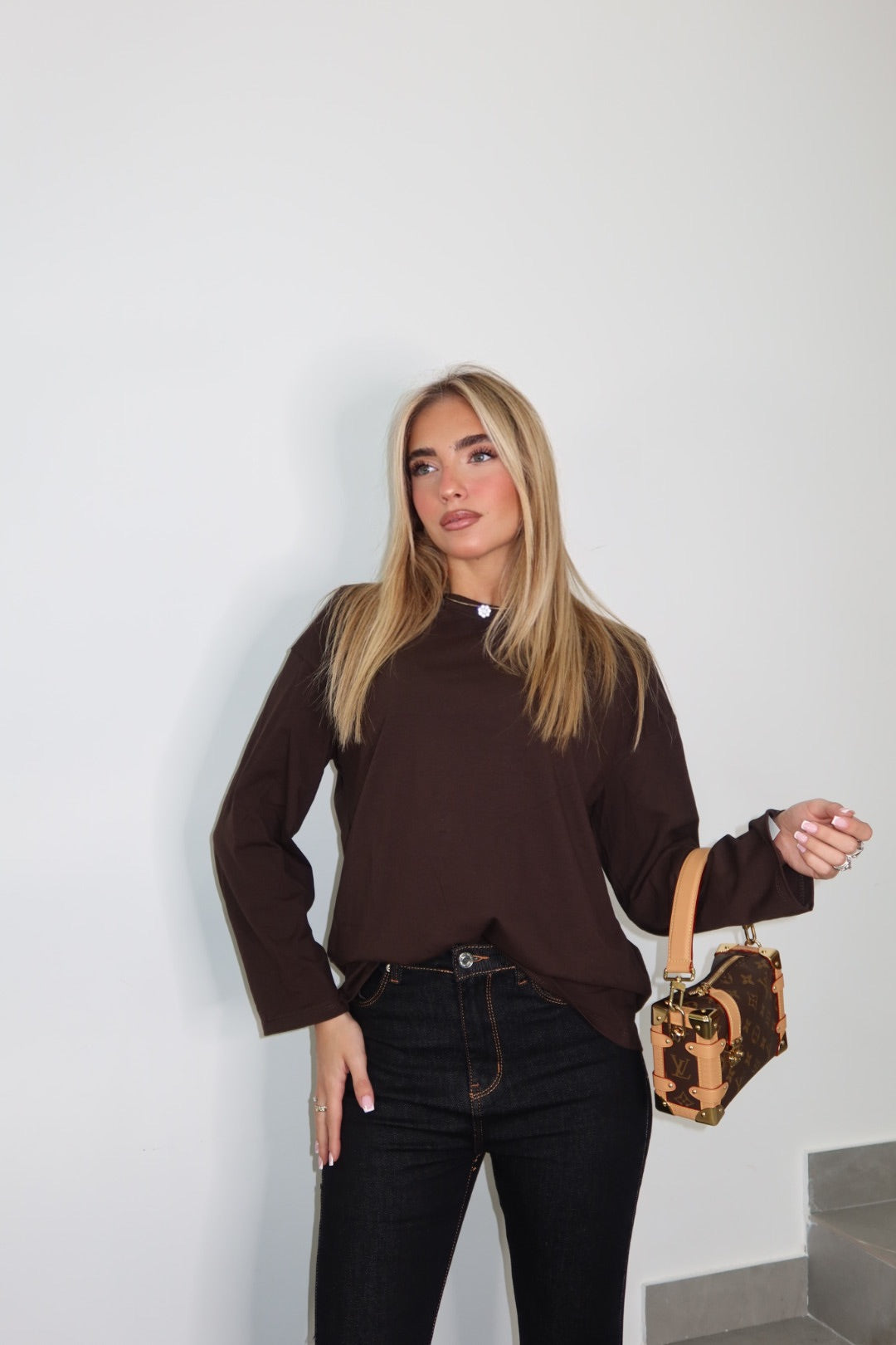 Maglia Spalline Fango Marrone bordeaux Nera Bianca