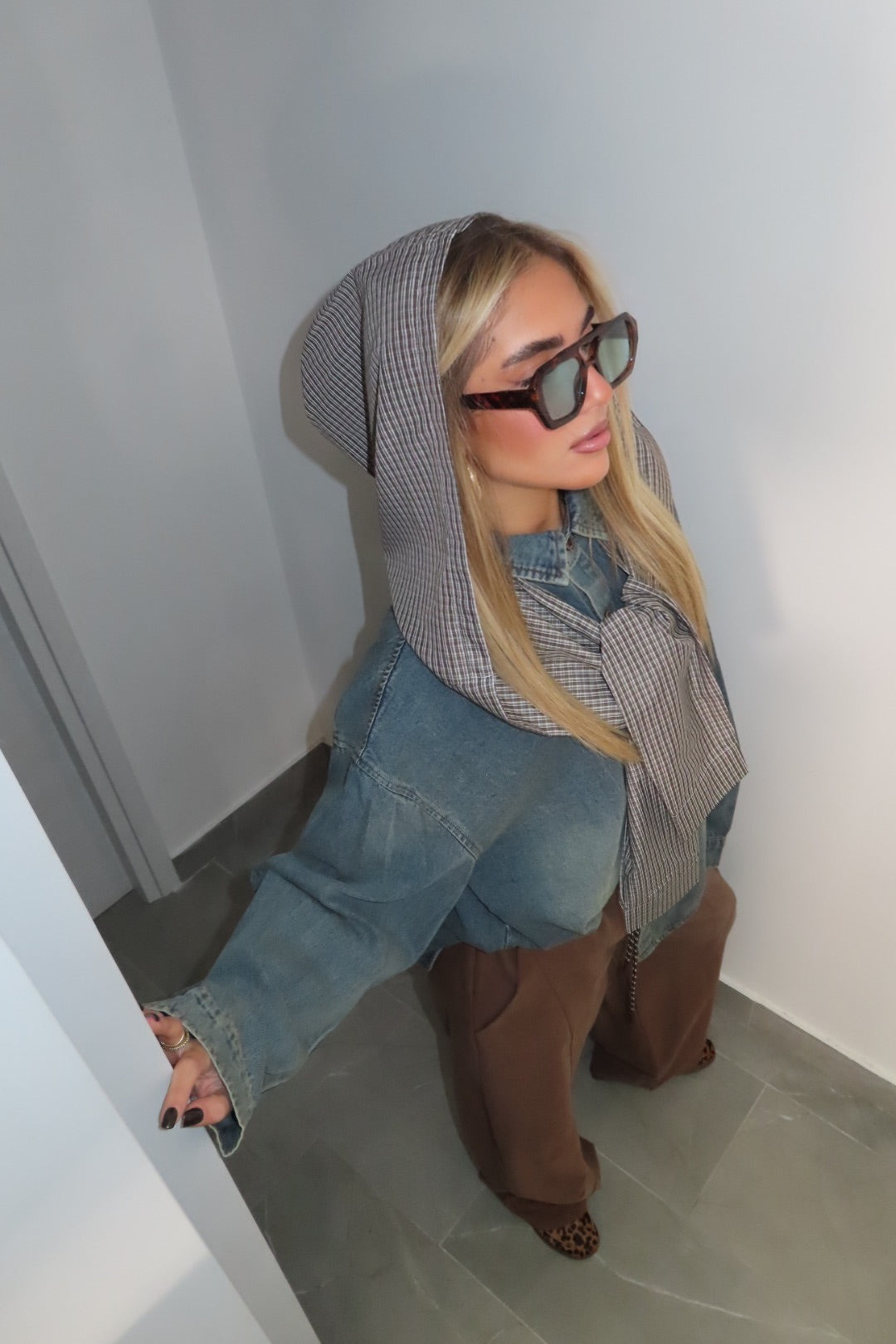 Camicione jeans