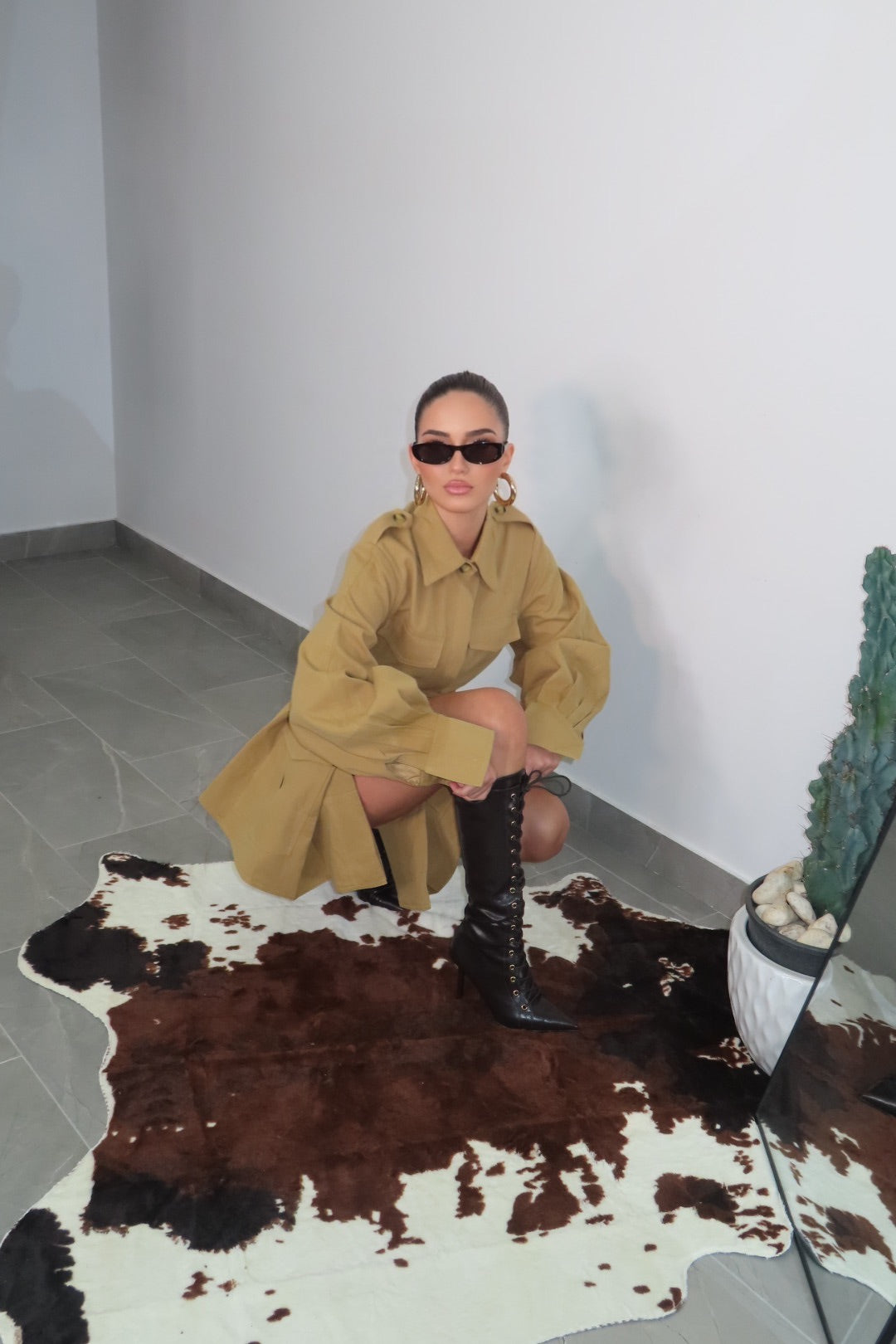 Mini Dress Trench