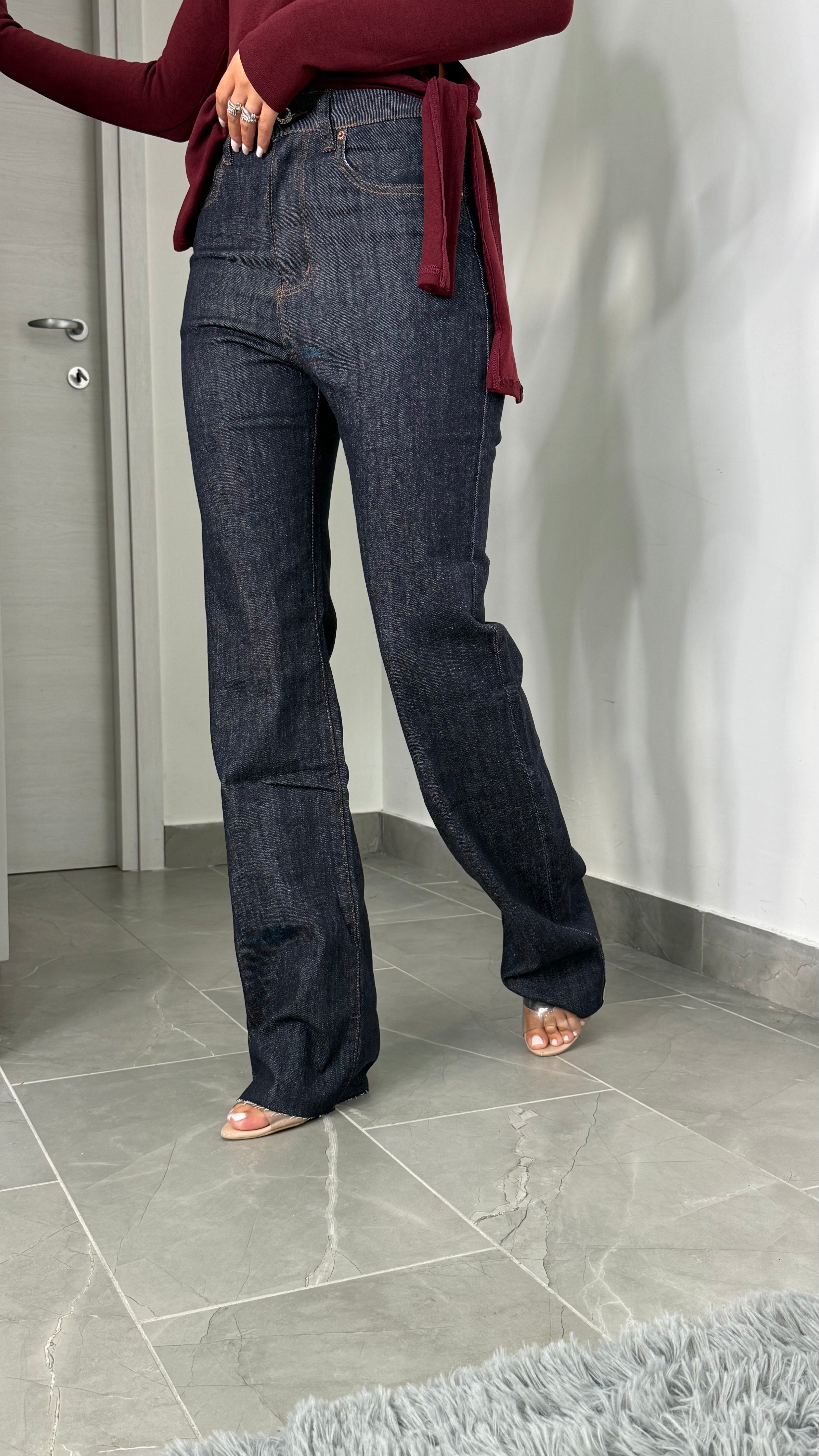 Jeans Cuciture Lavaggio 0