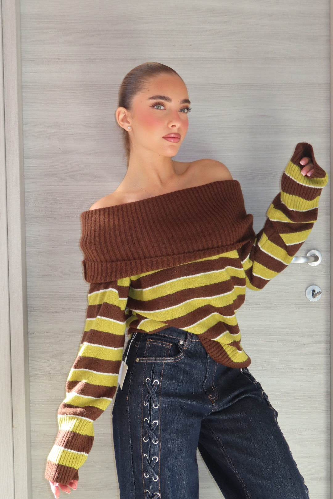 Pull Rebel Azzurro e Giallo