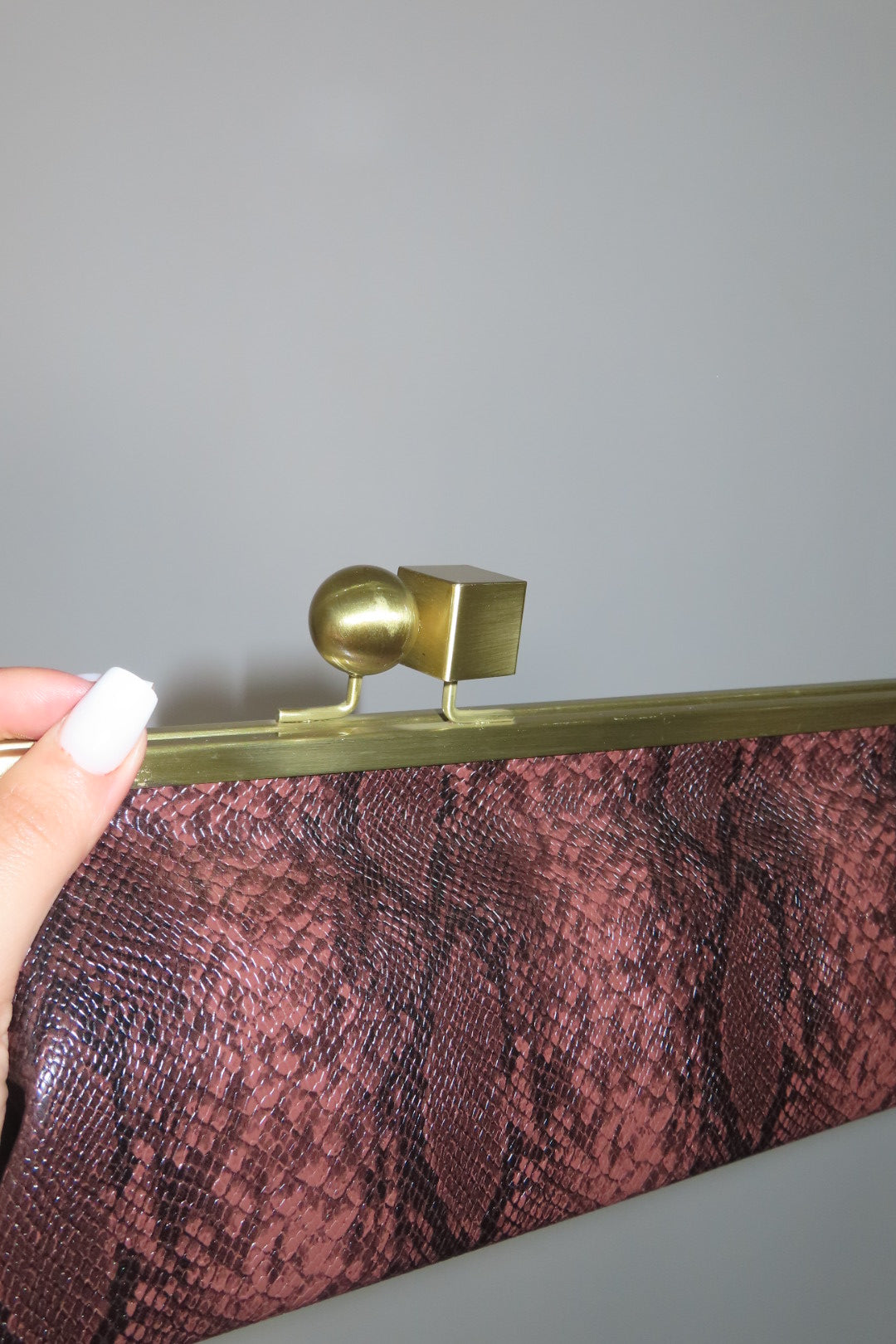 Clutch Animalier e Pitone