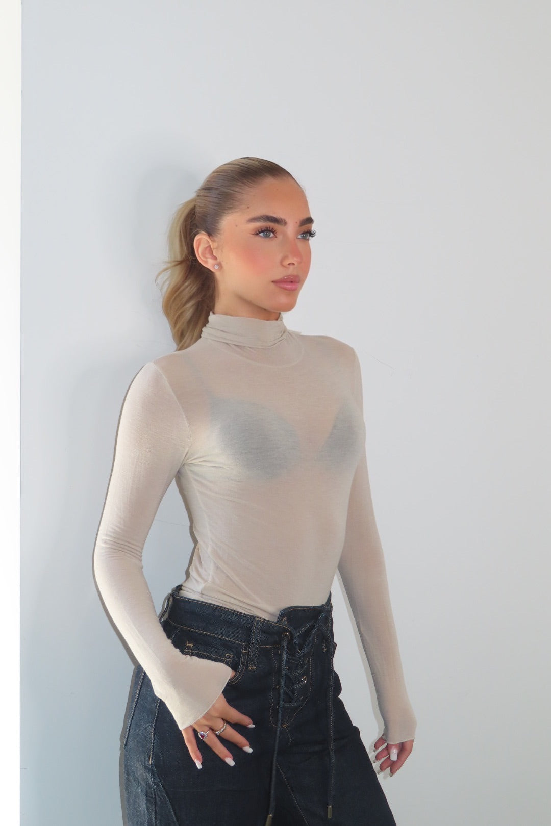 Maglia Kate Blu bordeaux beige marrone