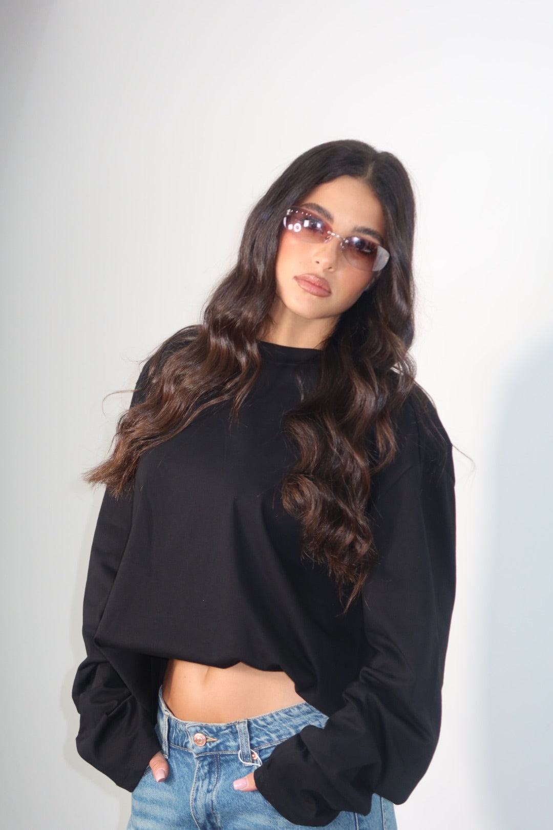 Longsleeve 100% Cotone Spalline