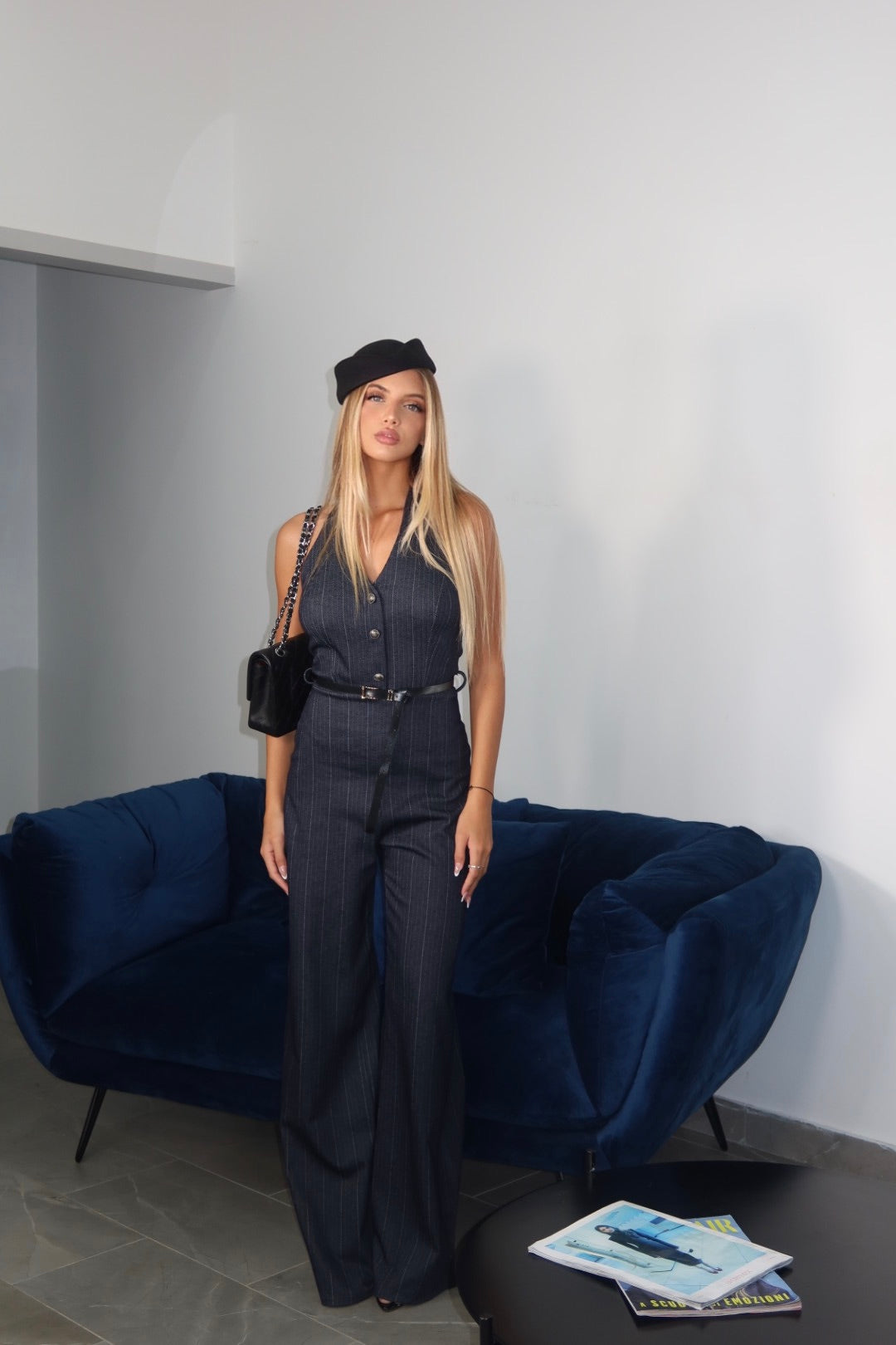 Jumpsuit Denim Gessato