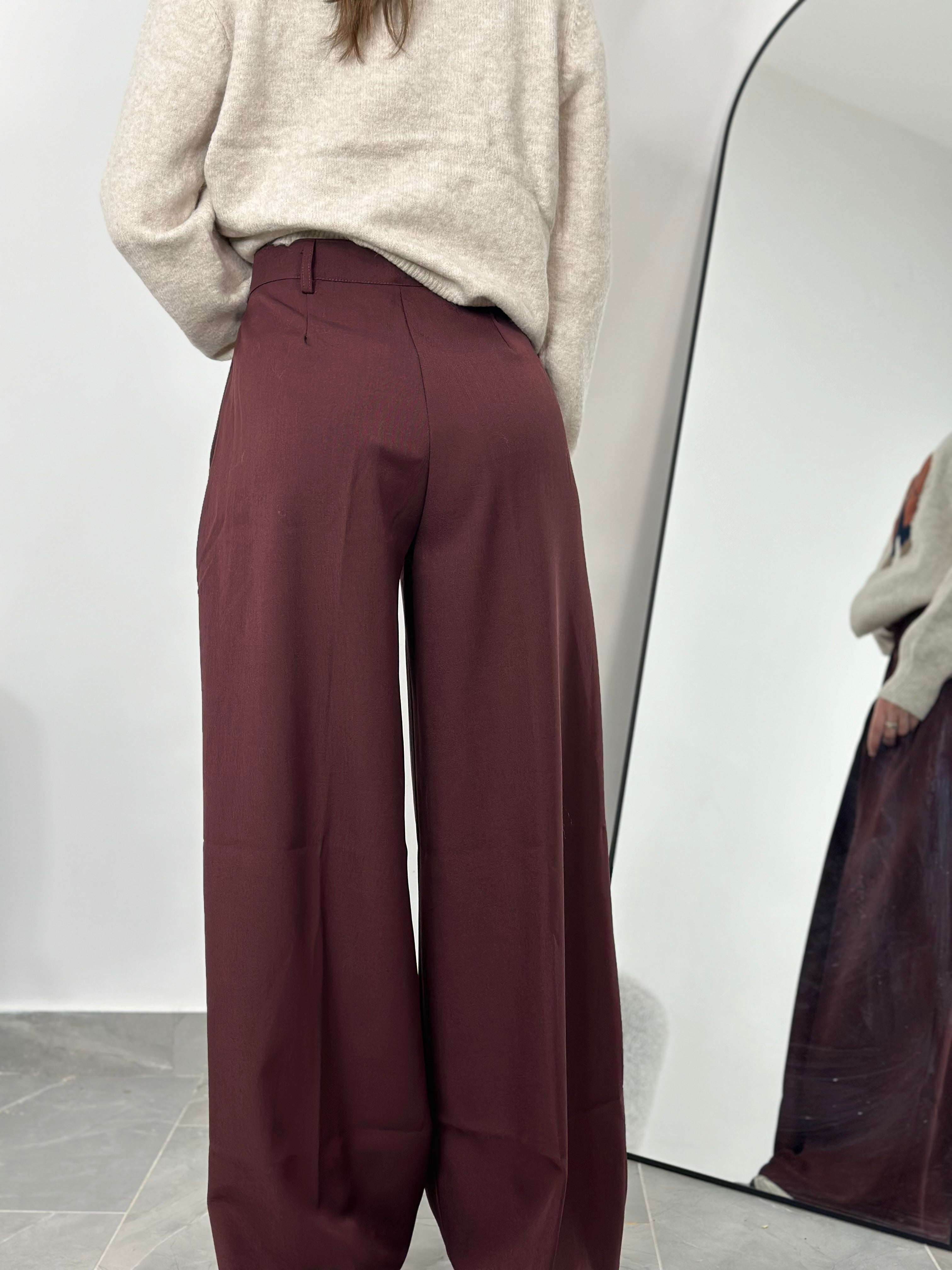 Pantalone Erika Bordeaux